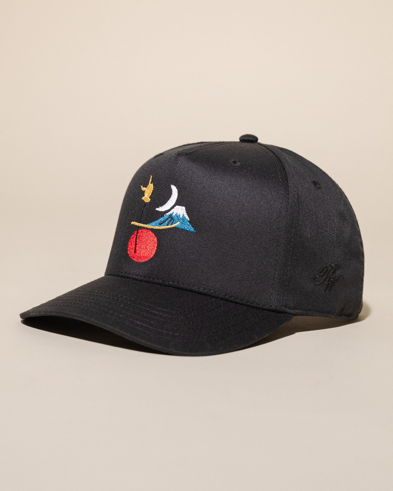 Moon Over Fuji Hat (Midnight Black)