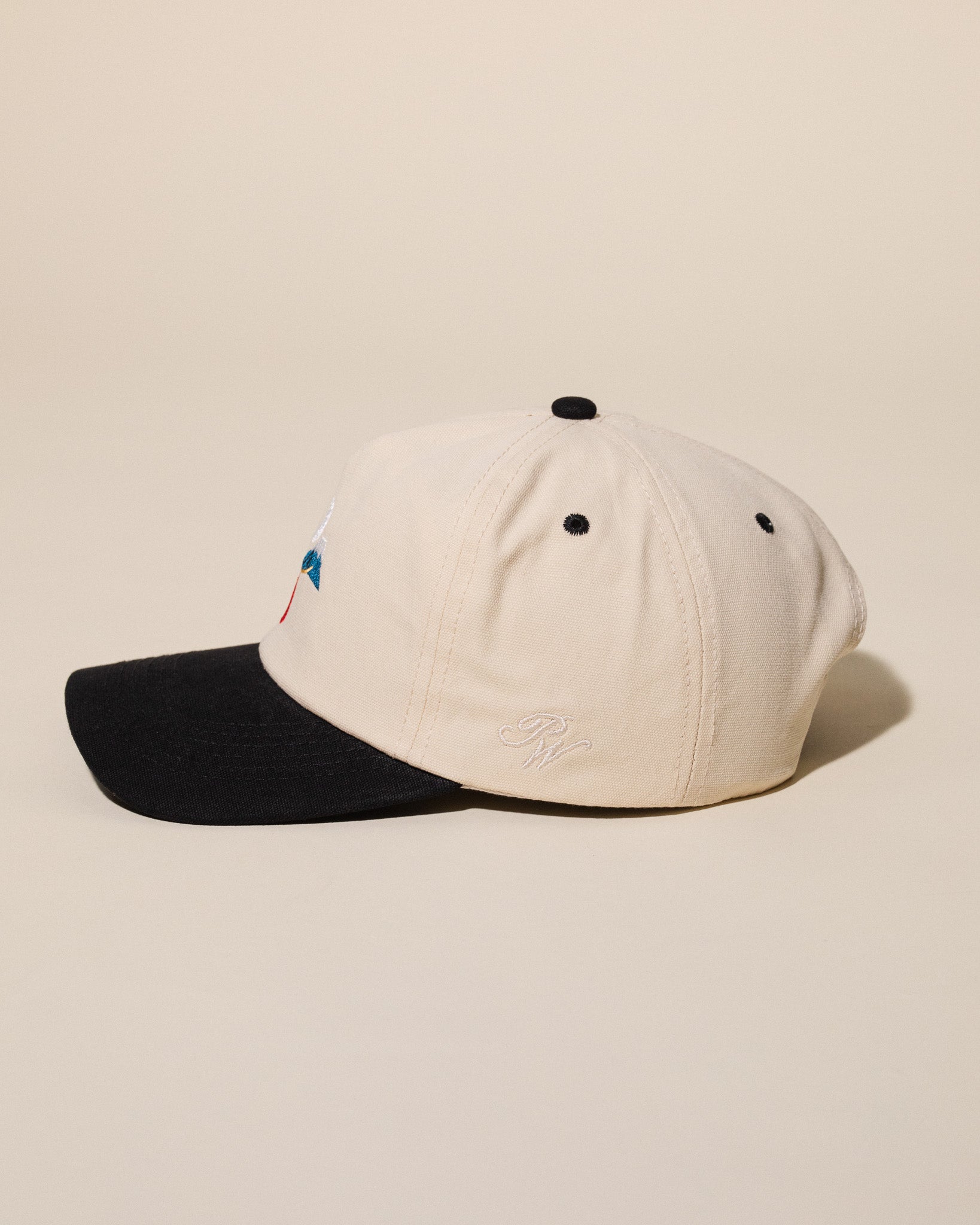Moon Over Fuji Vintage Hat (Cream/Black)