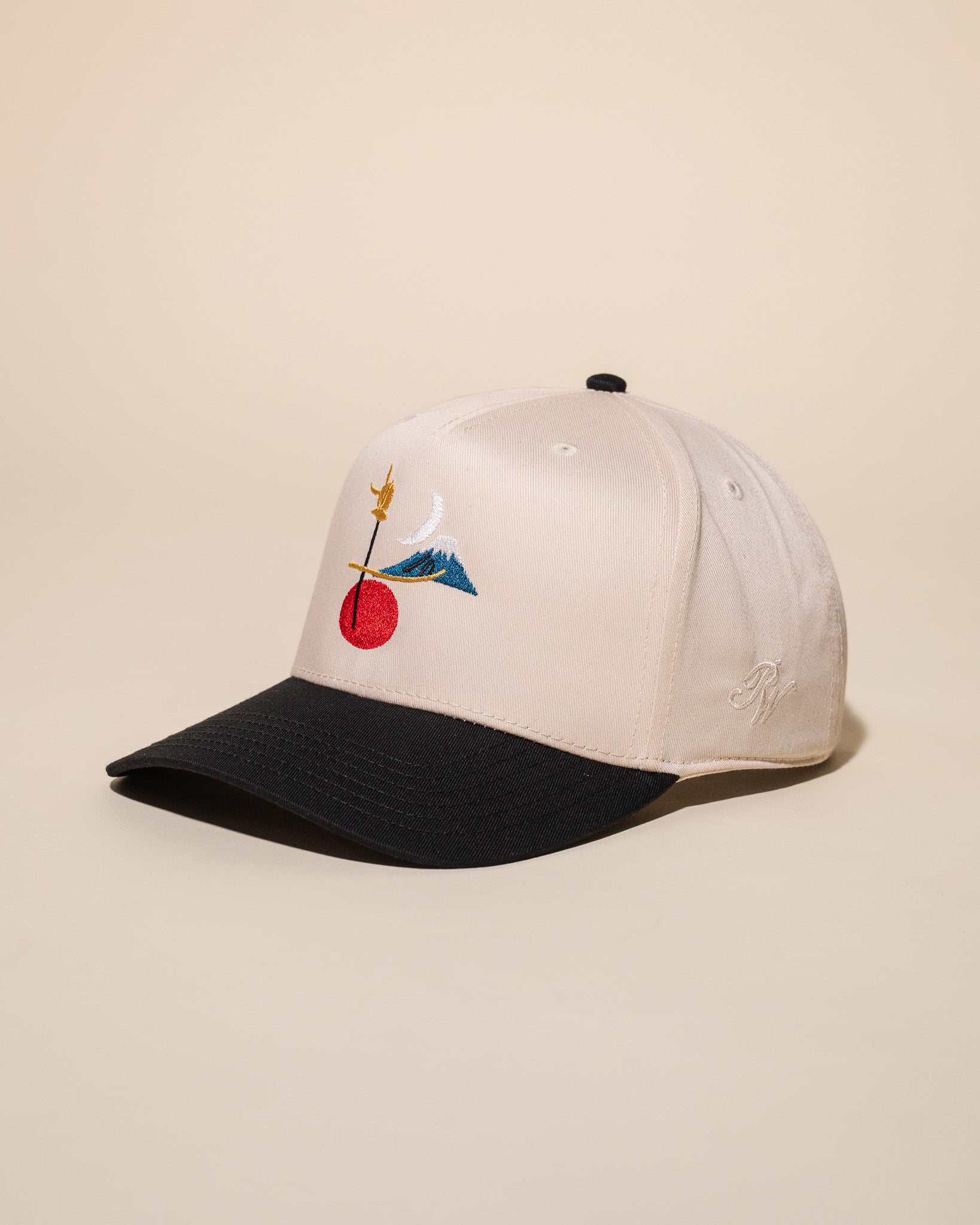 Moon Over Fuji Hat (Cream/Black)