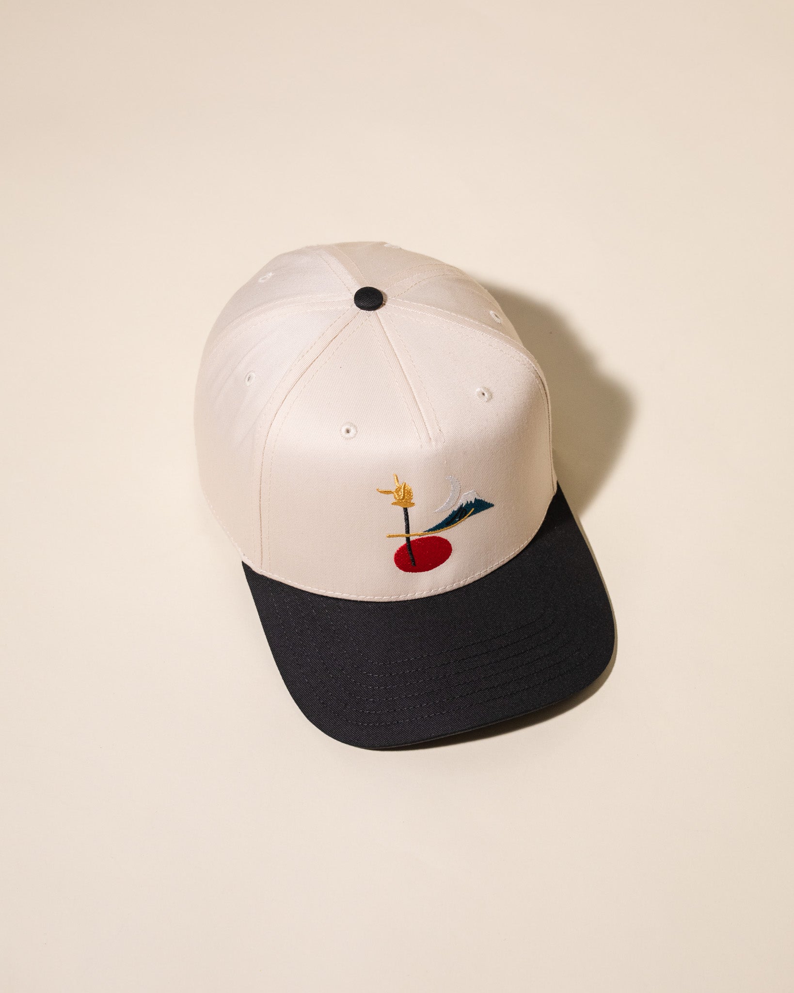 Moon Over Fuji Hat (Cream/Black)