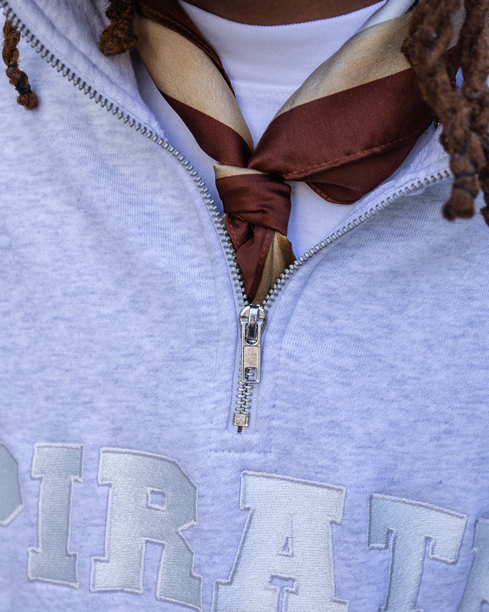 Pirate Quarter Zip (Heather Gray)