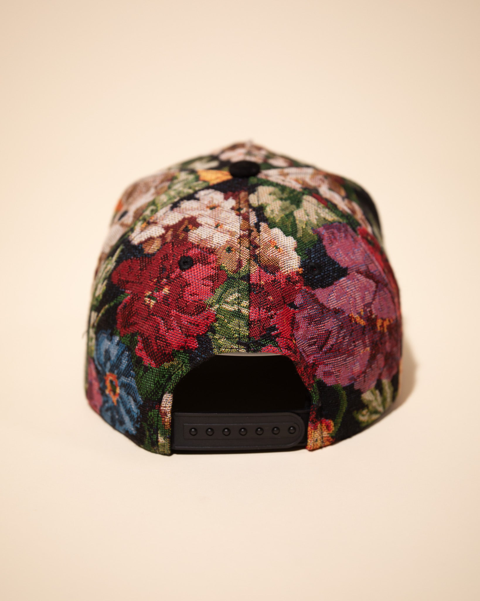 Pirate 'NY' Floral Jacquard Hat (Multi-Color, Black)