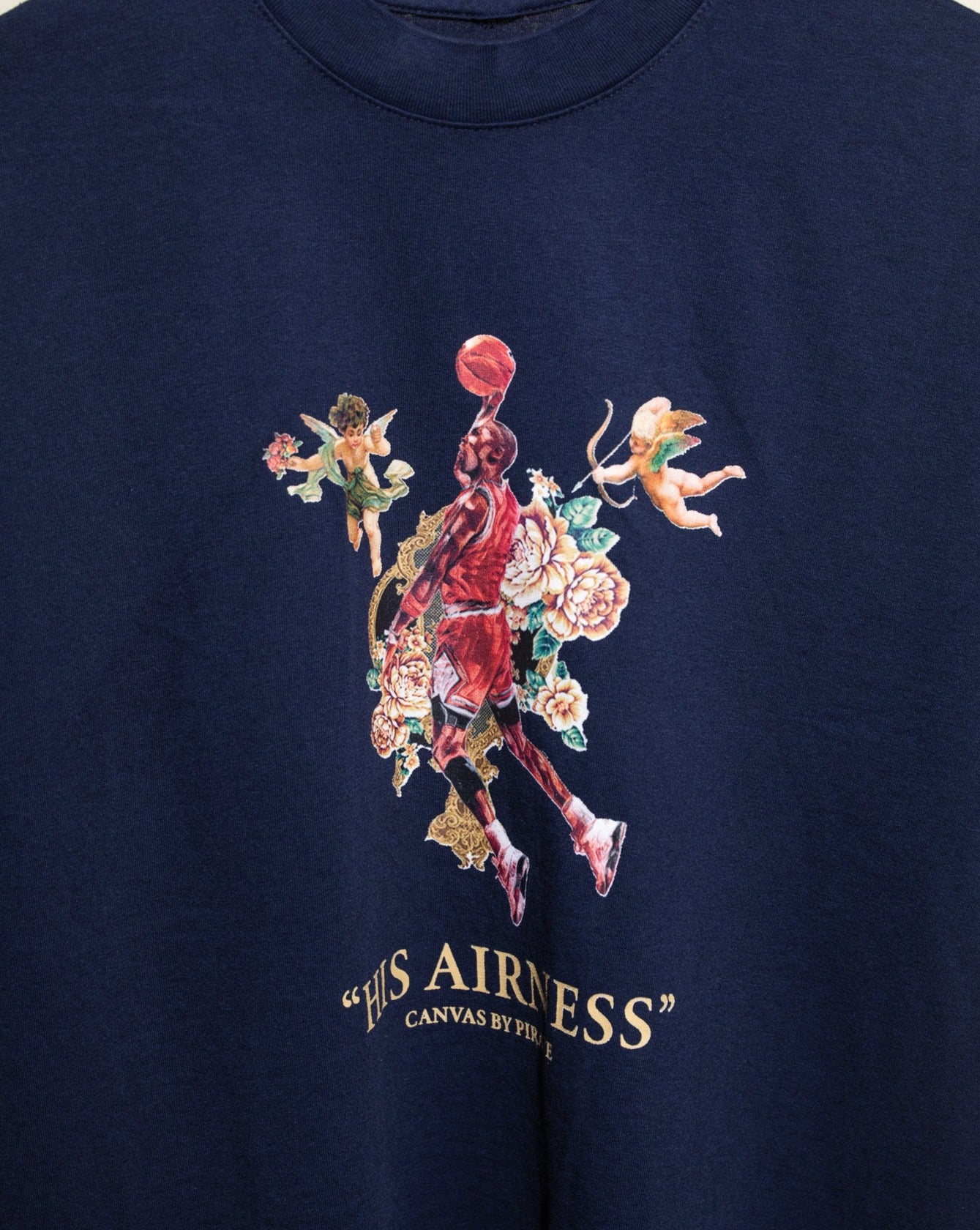 Pirate "His Airness" Angel Tee (Navy Blue)