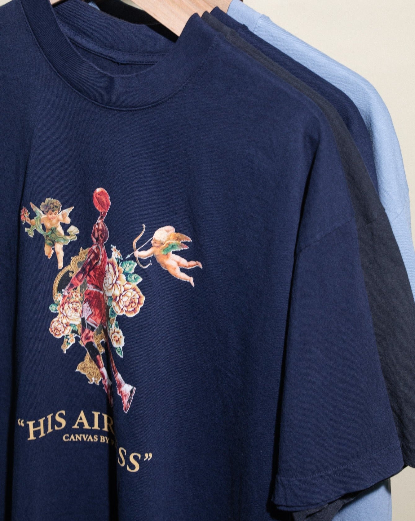 Pirate "His Airness" Angel Tee (Navy Blue)