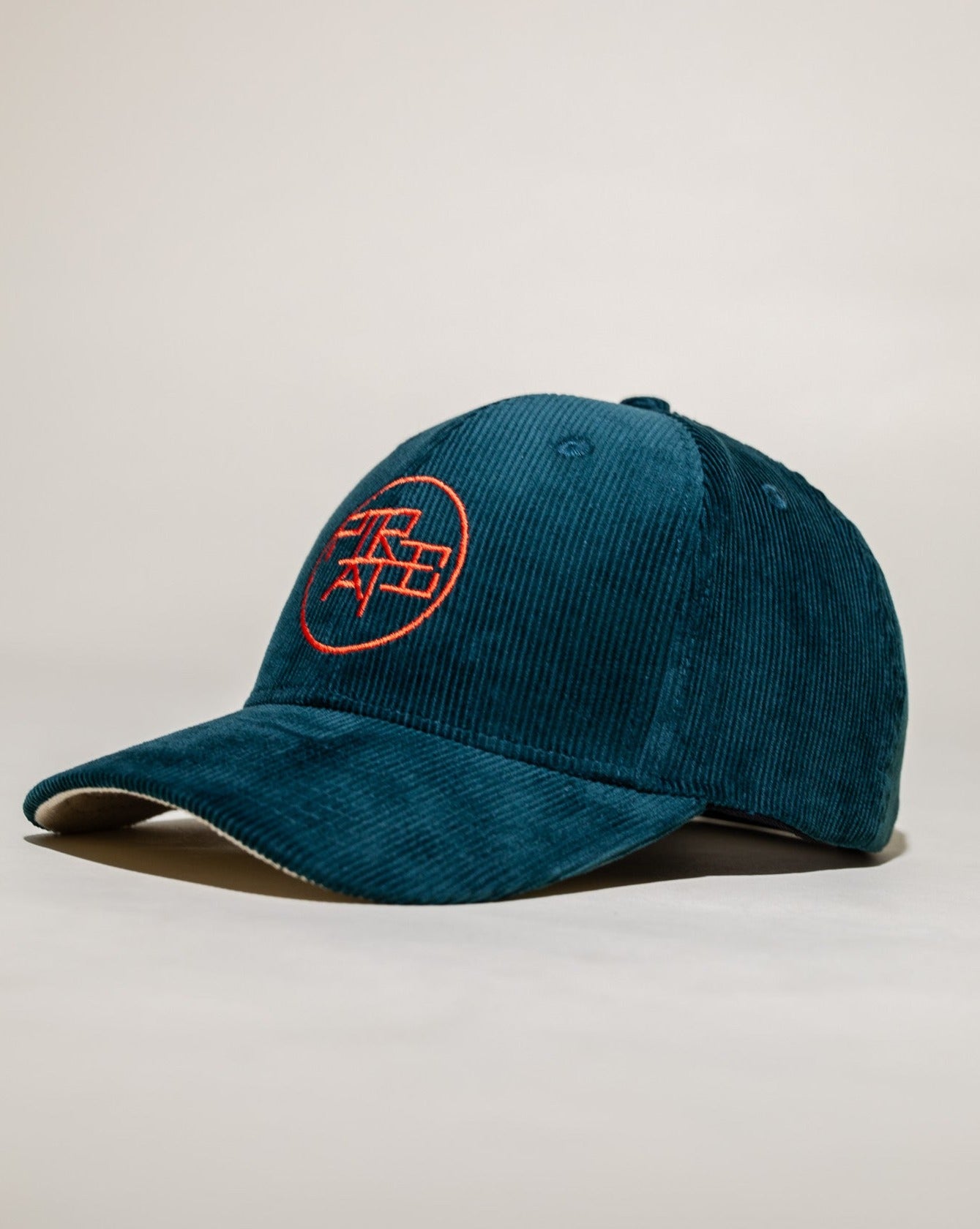 Pirate Circle Logo Corduroy Hat (Dark Green)