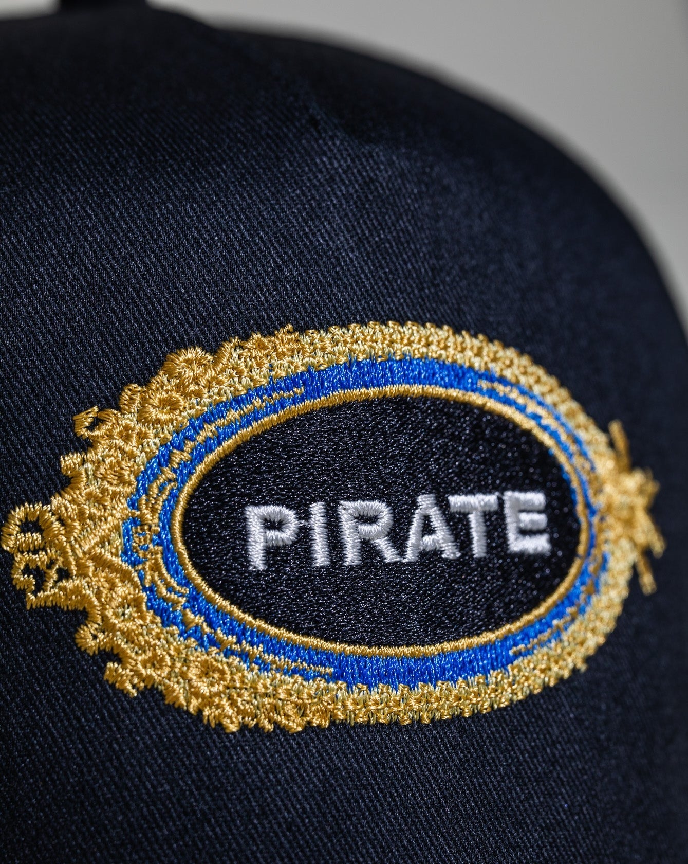 Pirate Logo Frame Hat (Black)