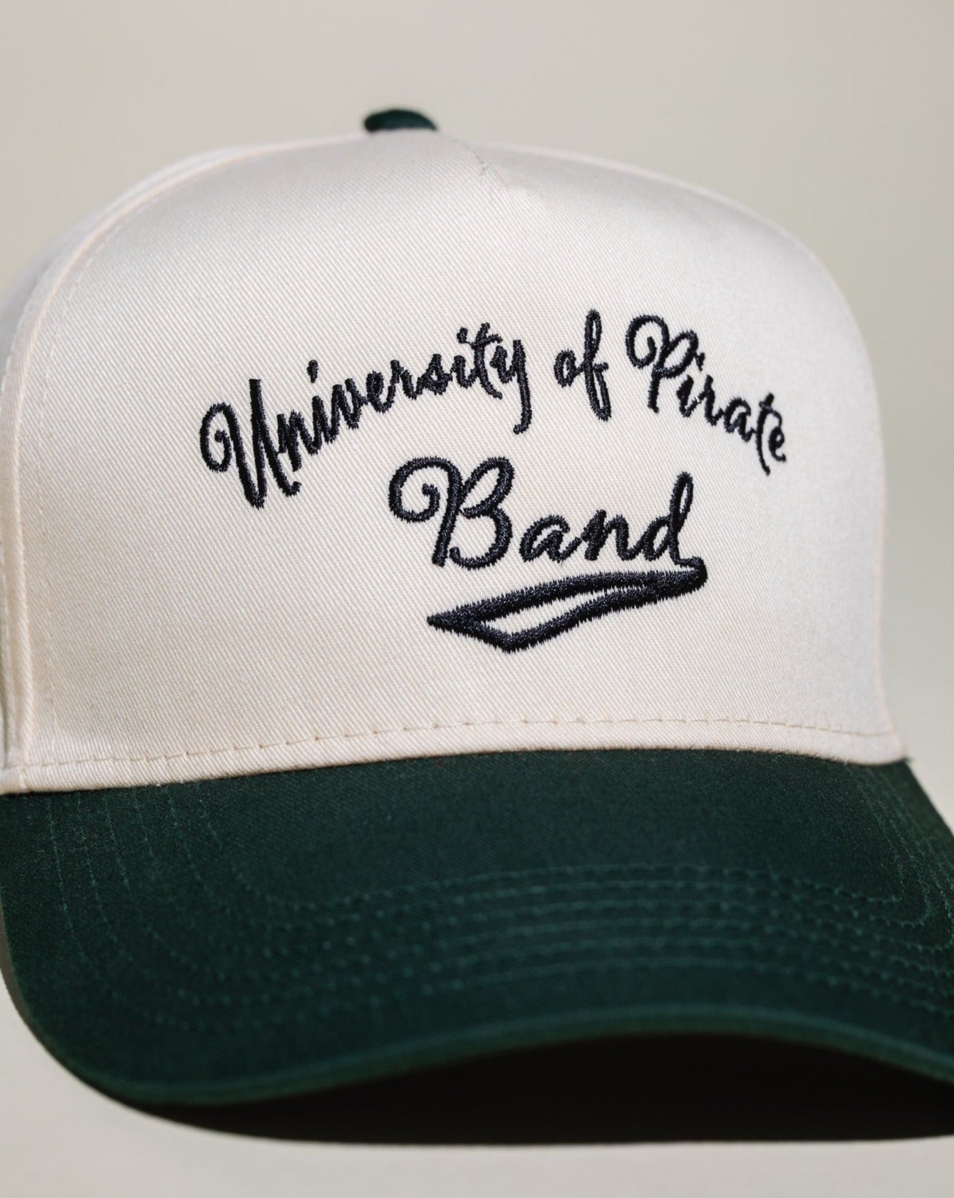 Pirate Band Hat (Cream/Green)