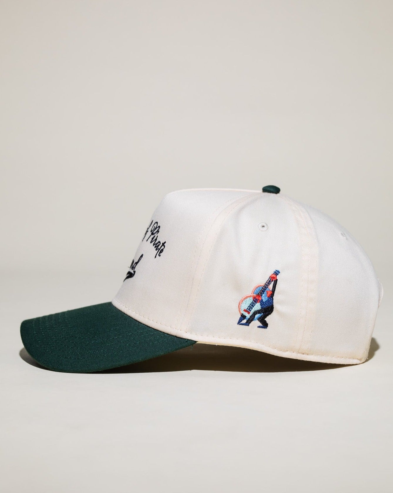 Pirate Band Hat (Cream/Green)