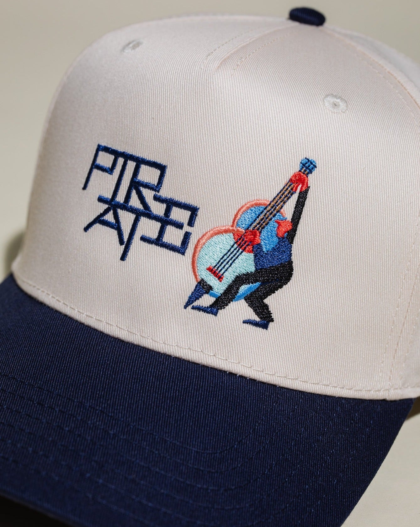 Pirate Jazz Band Hat (Cream/Navy)