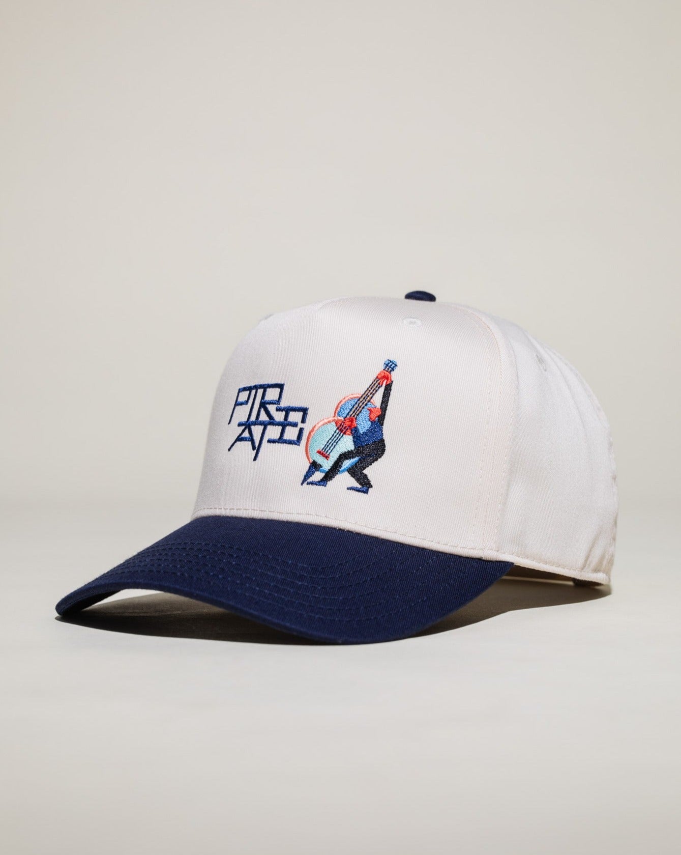 Pirate Jazz Band Hat (Cream/Navy)