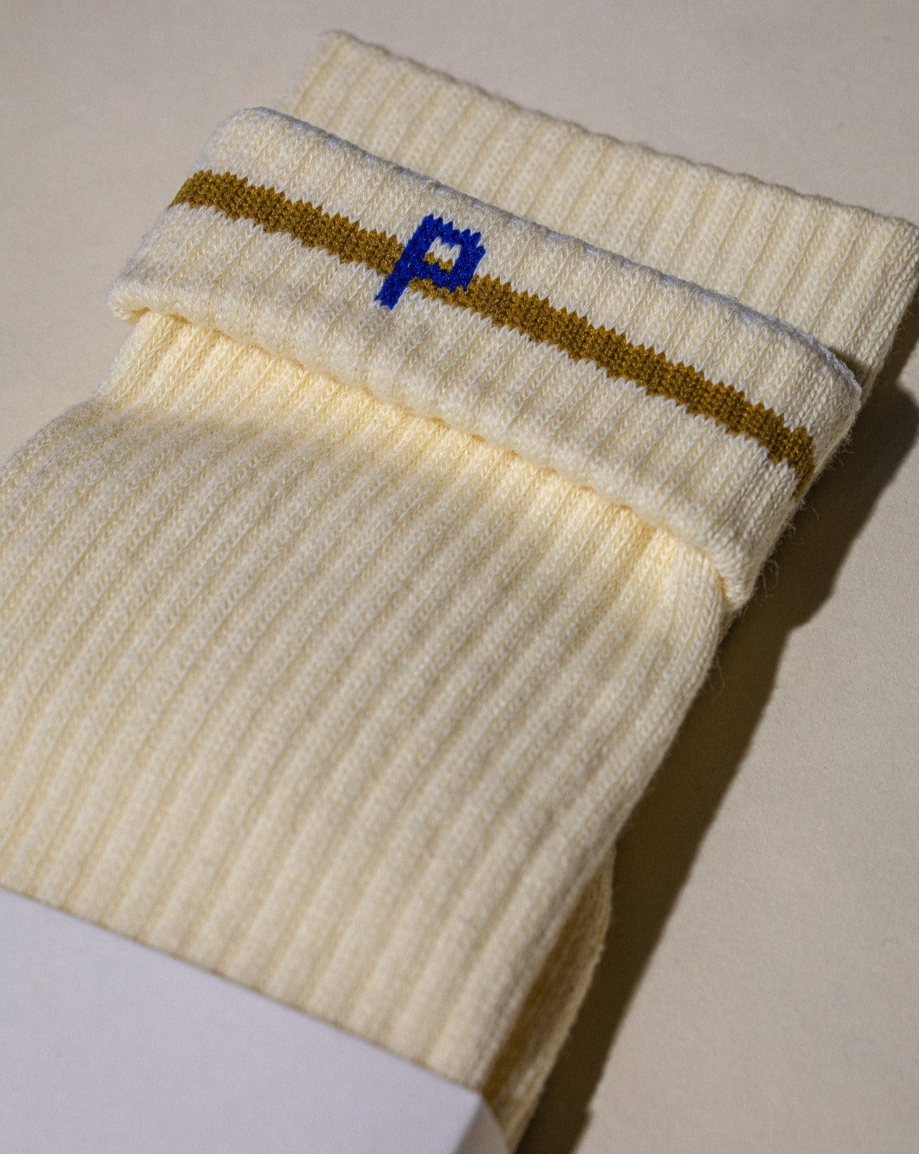 Pirate Untitled Crew Sock (Cream)