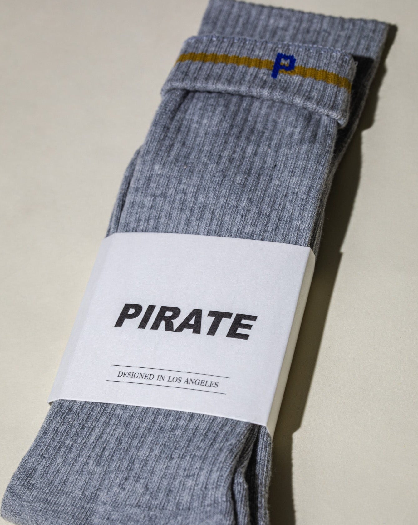 Pirate Untitled Crew Sock (Grey)