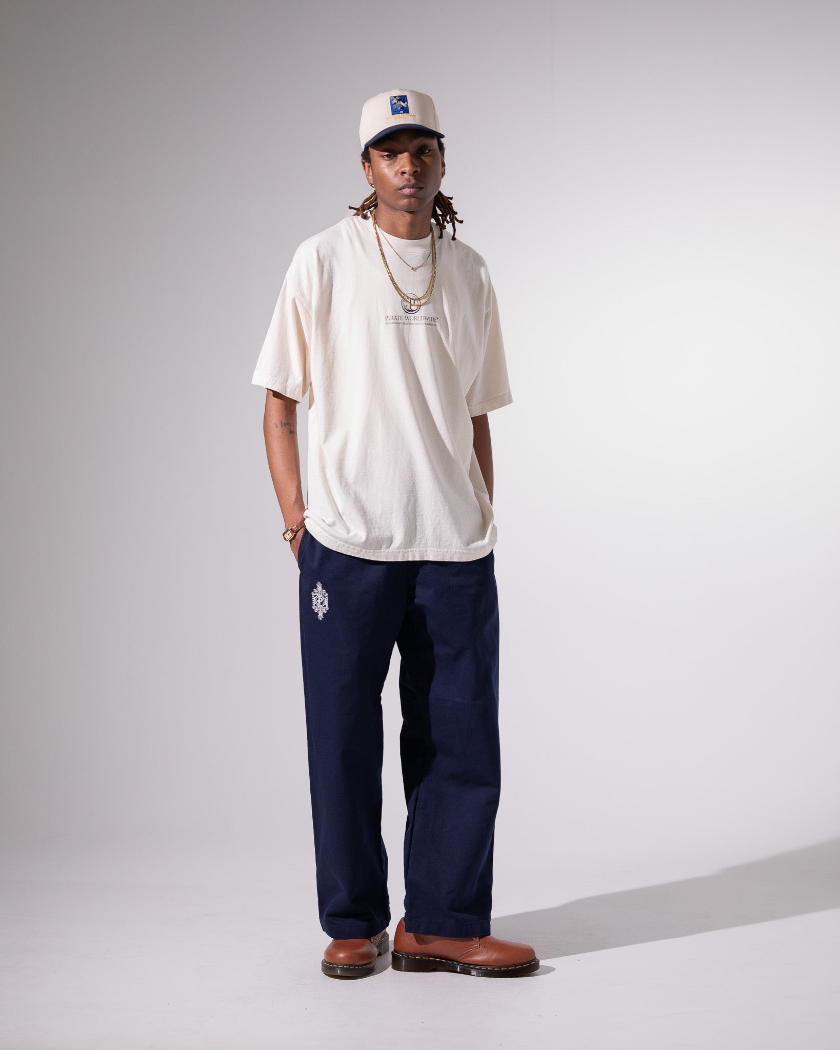 Pirate Art House Emblem SS Tee (Cream)