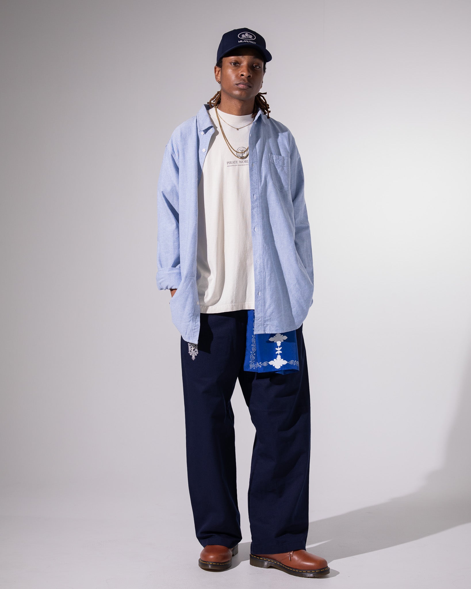 Pirate Oxford Shirt (Light Blue)