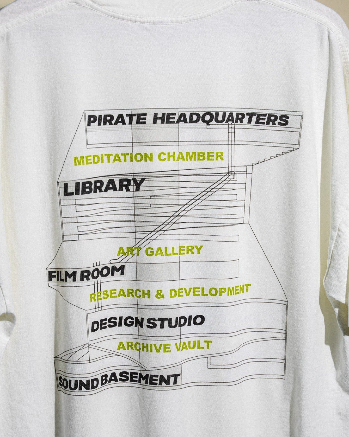 Pirate HQ Tee (Off White)