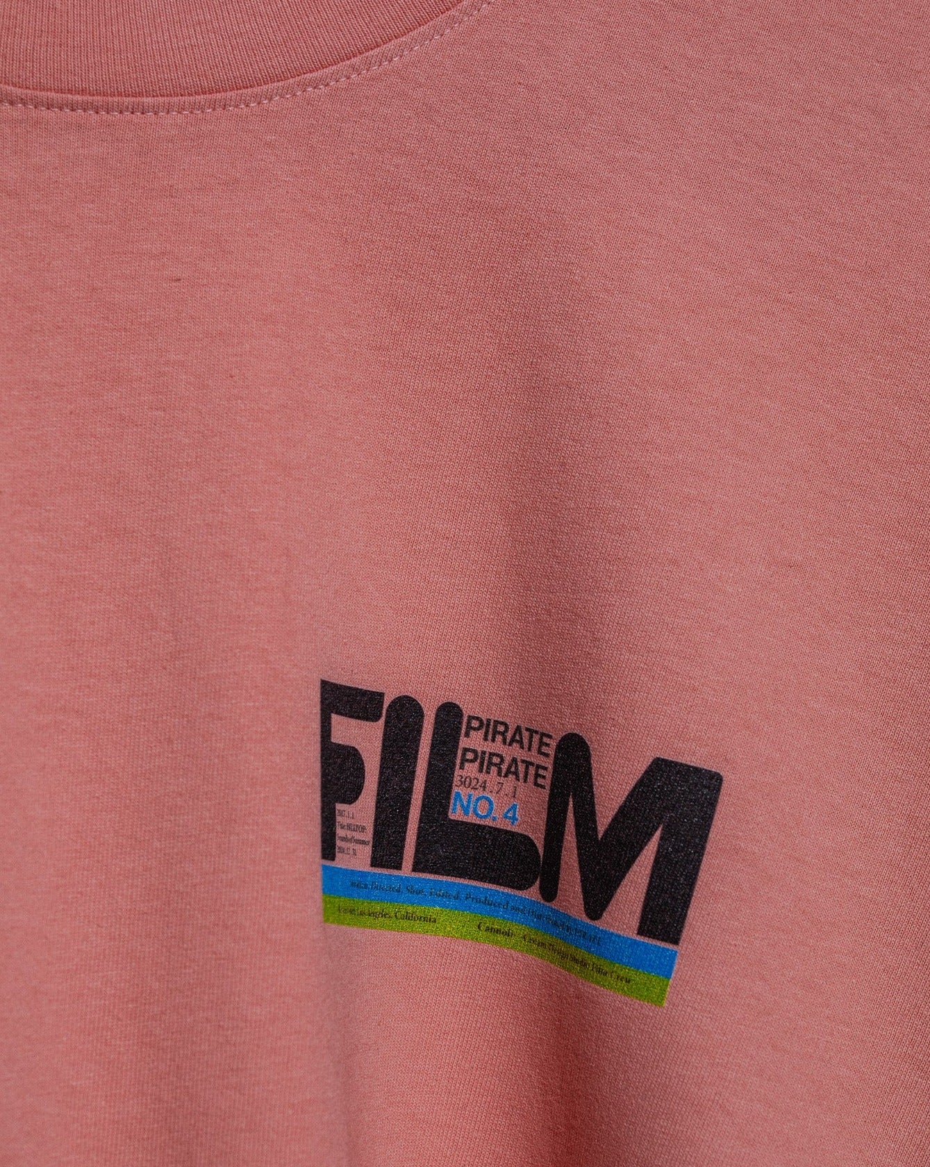 Pirate Film Tee (Coral)