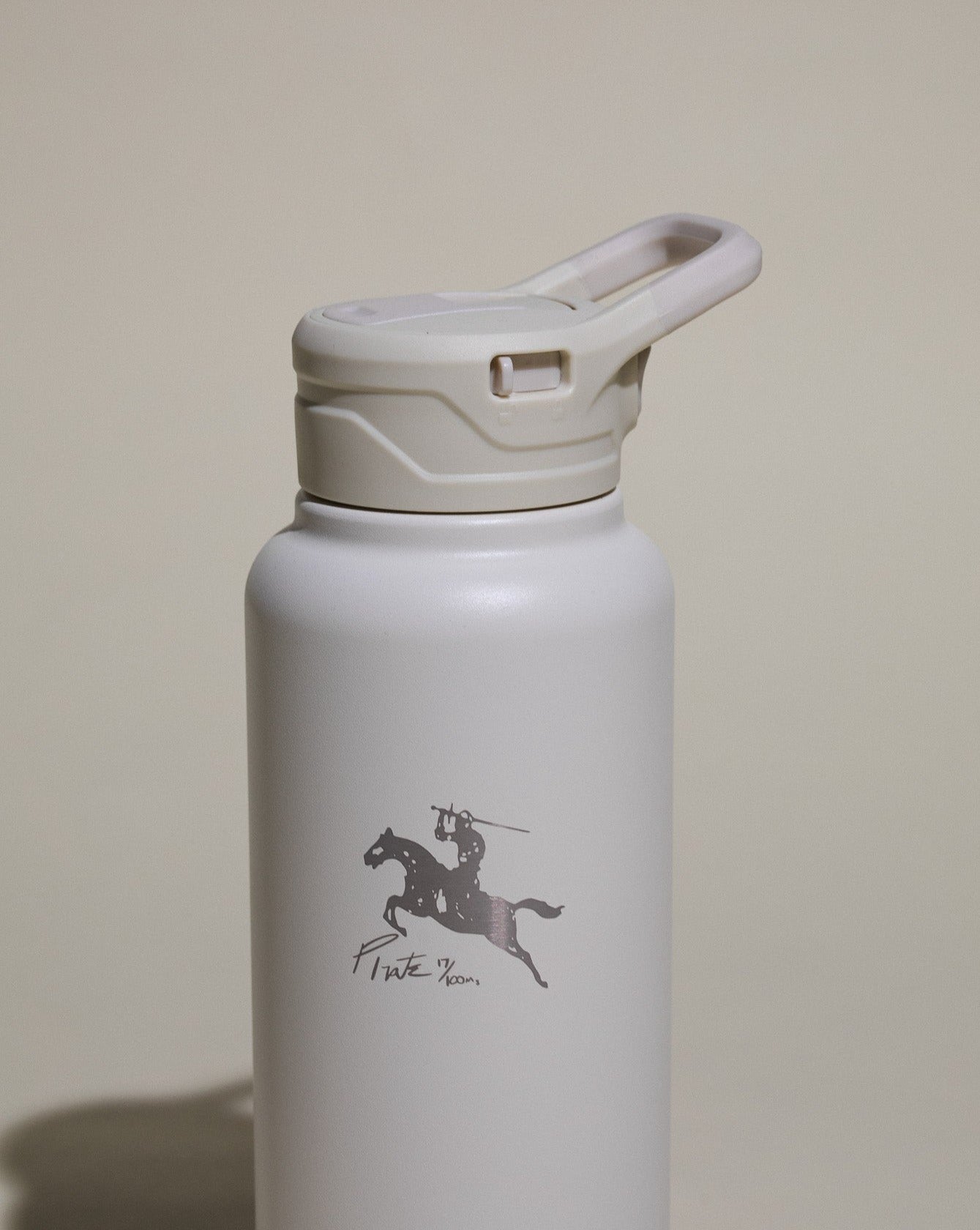 Pirate "By Any Means" Water Flask (Cream)