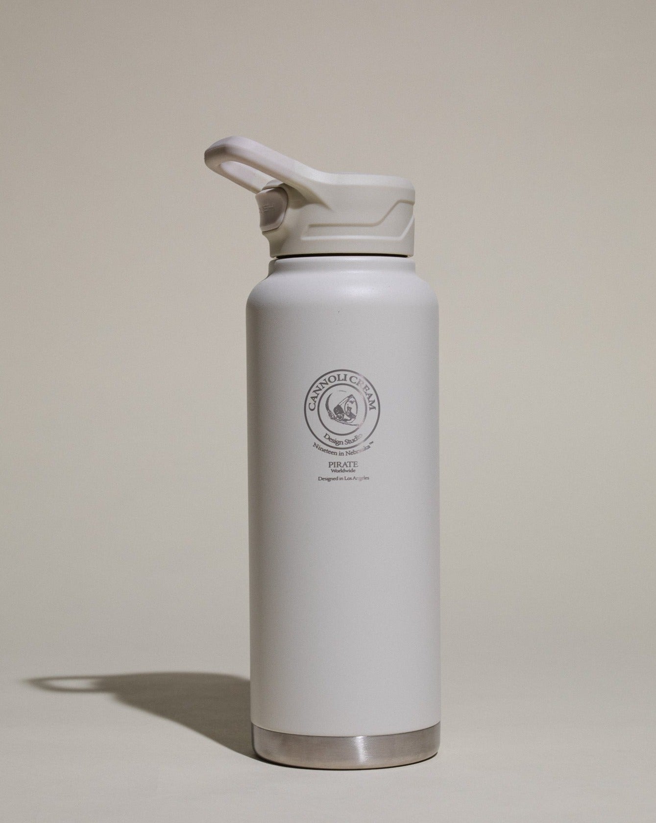 Pirate "By Any Means" Water Flask (Cream)