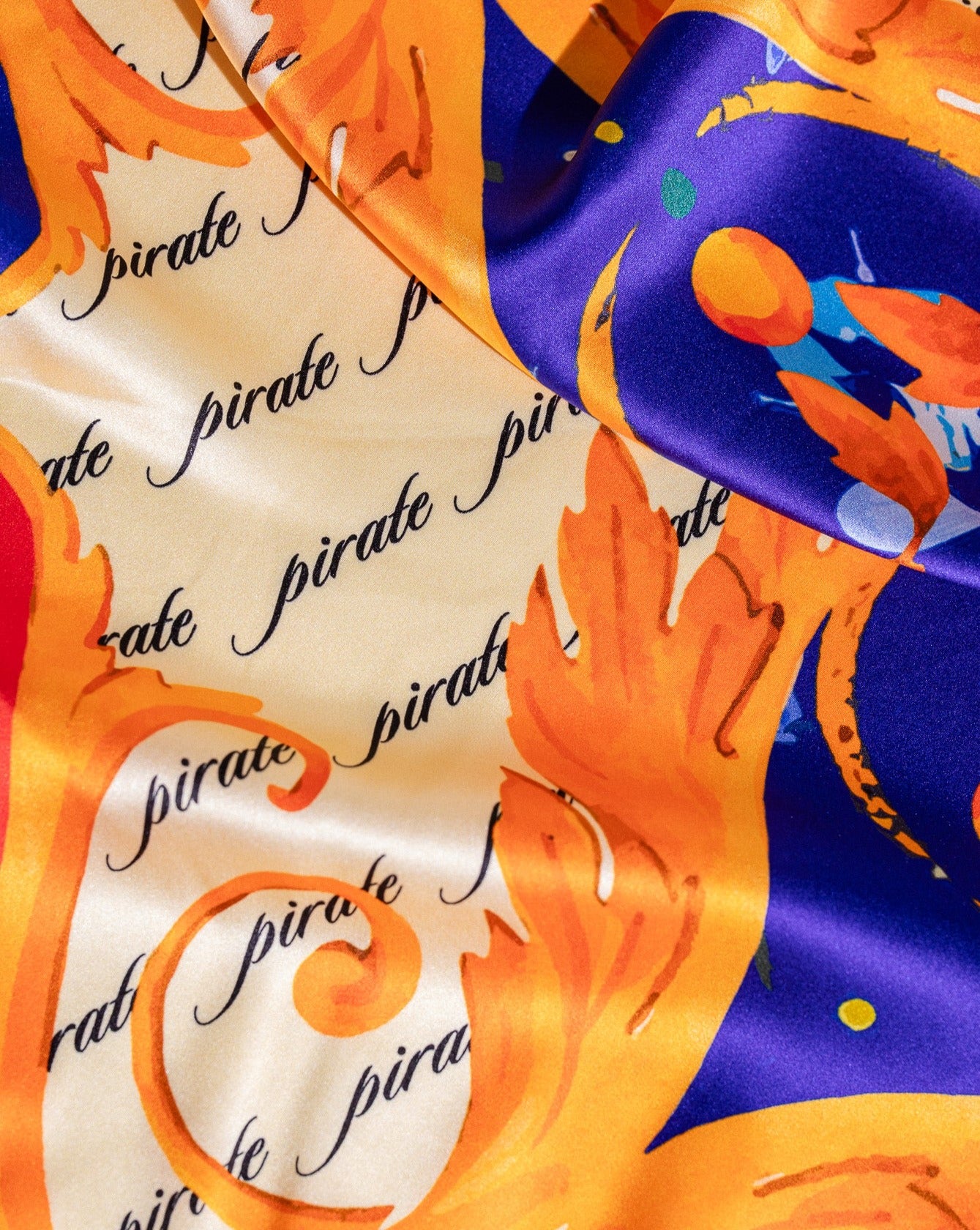 Pirate Script Silk Bandana