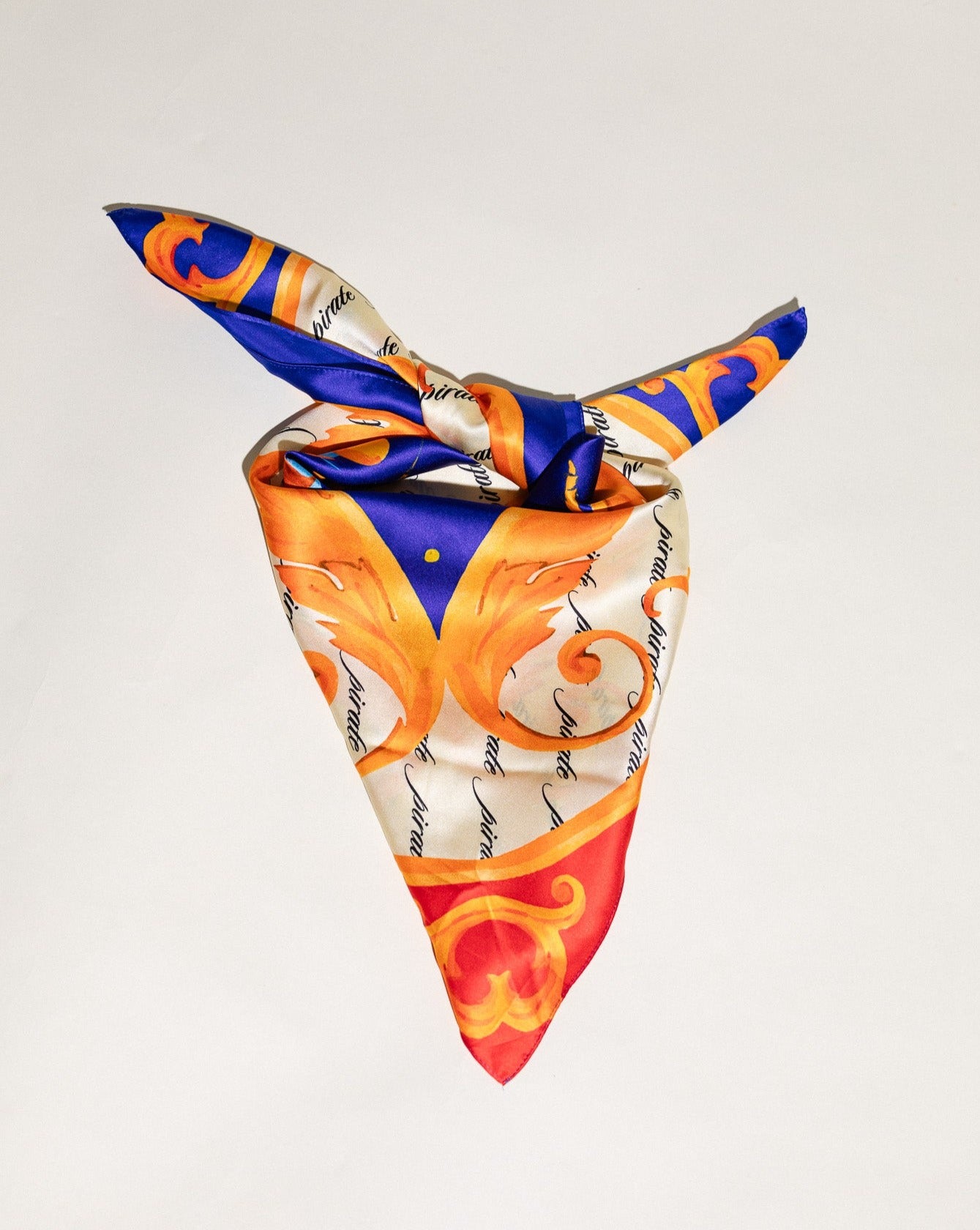 Pirate Script Silk Bandana