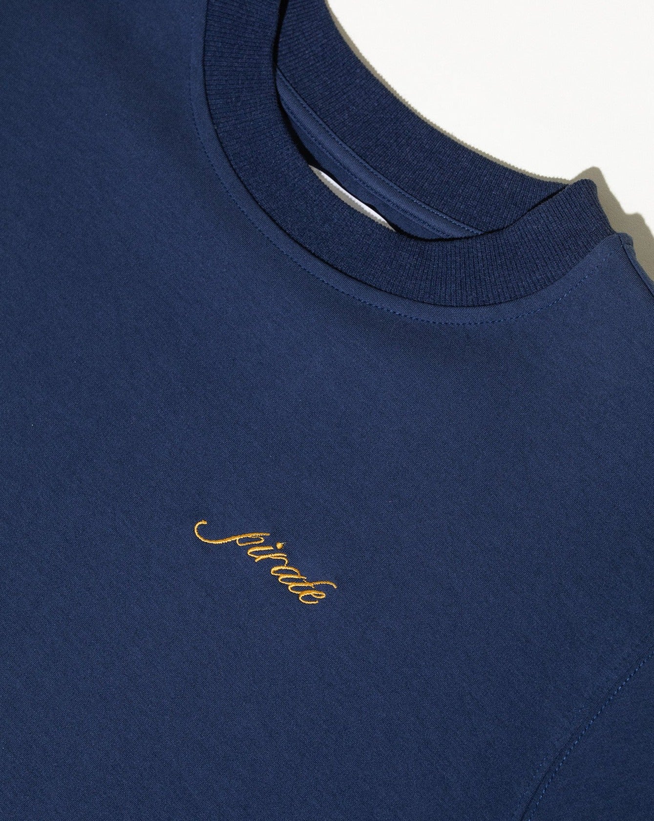 Pirate Hilltop T-Shirt (Navy/Gold Script)