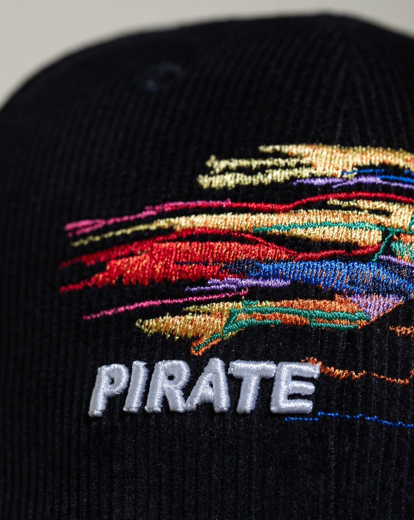 Pirate Olympian Corduroy Hat (Pirate Black)