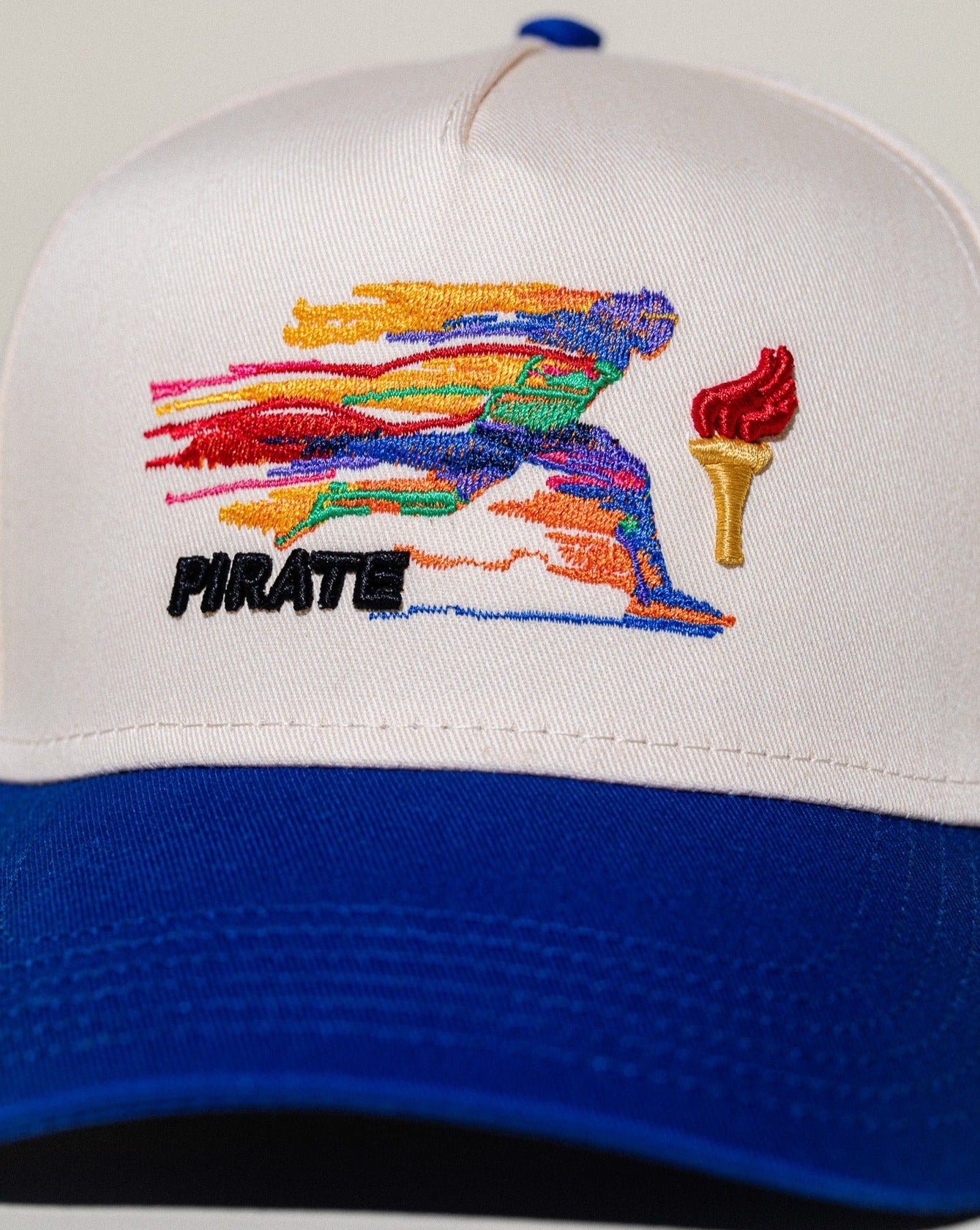 Pirate Olympian Hat (Cream/Royal)