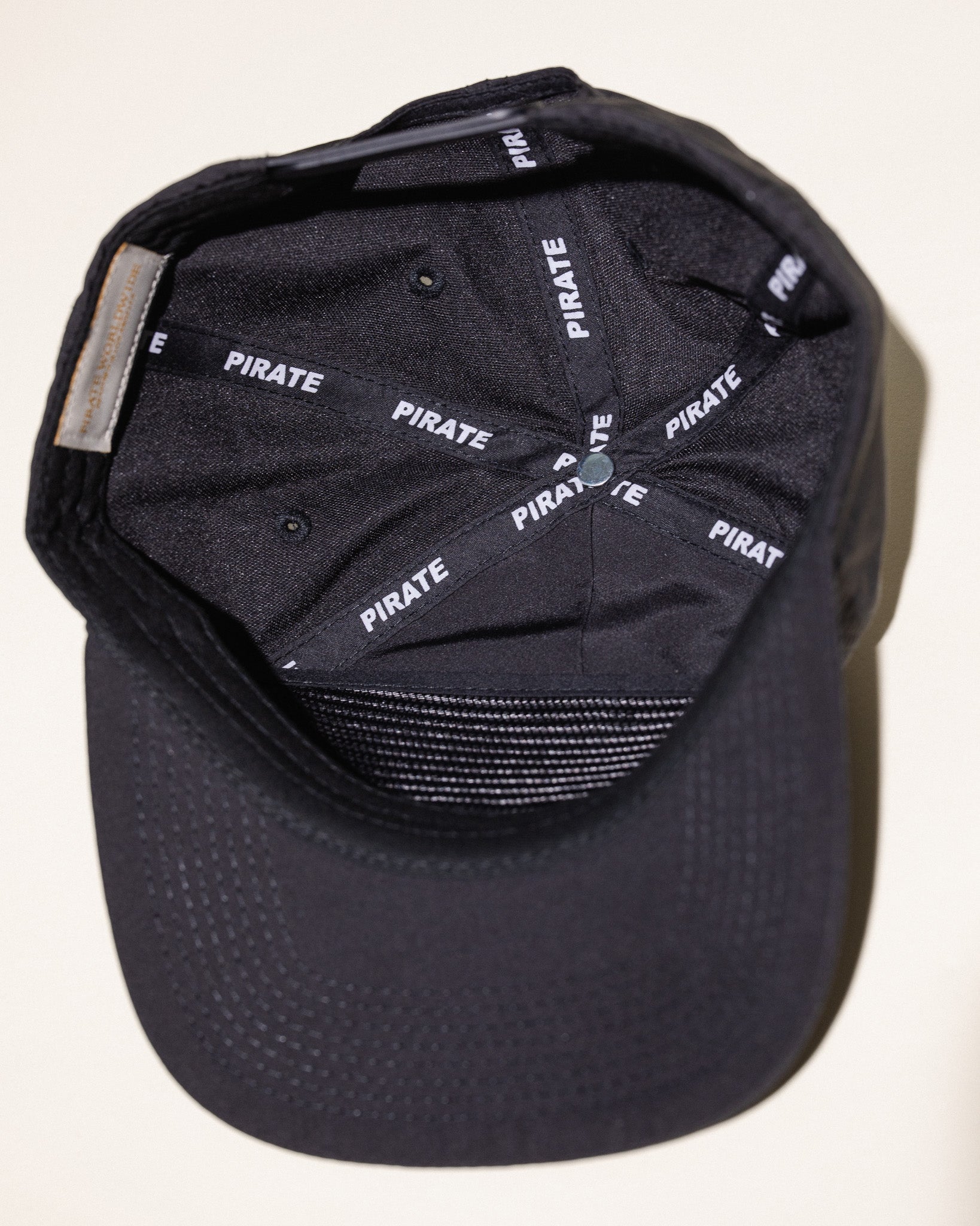 Pirate Milan, Italy Nylon Hat (Pirate Black)