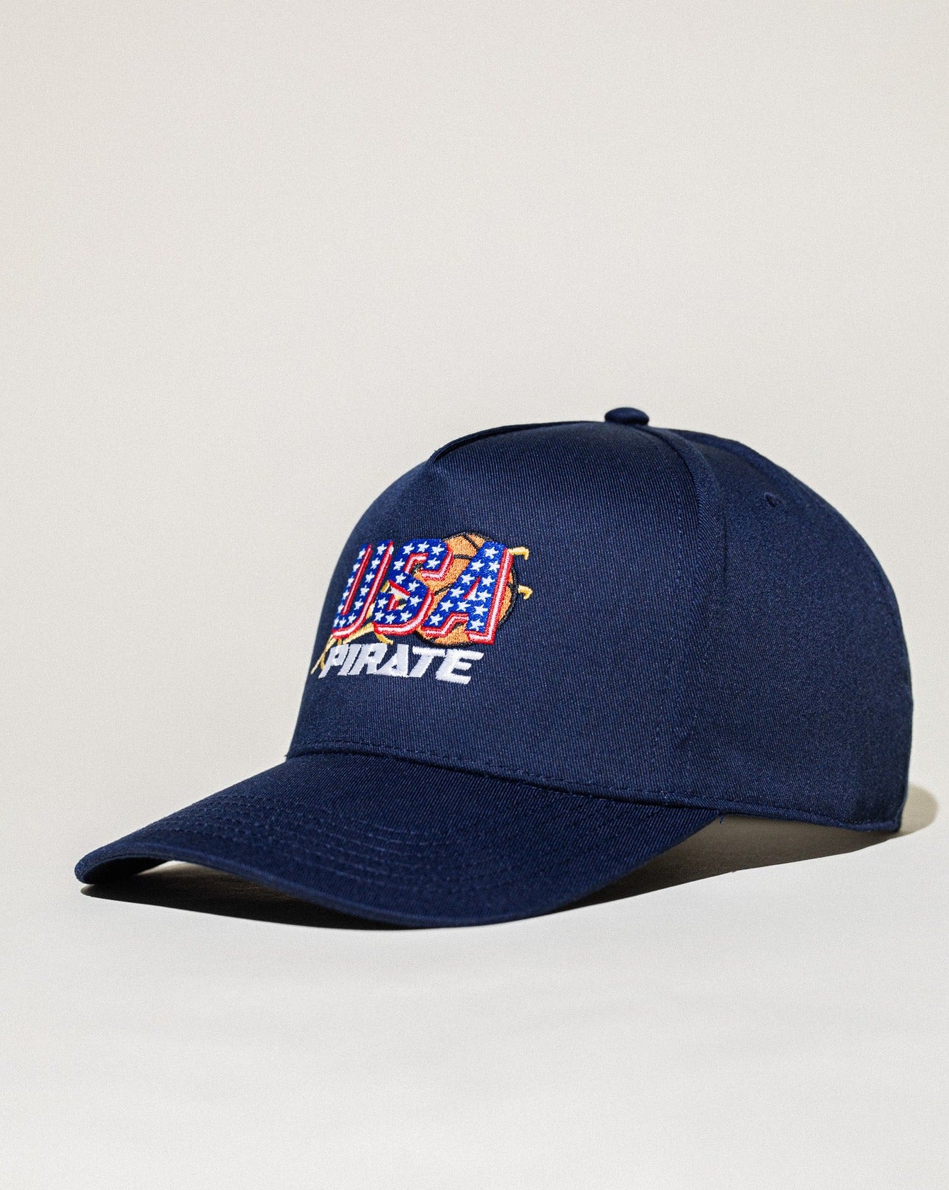 Pirate USA Basketball Hat (Navy)