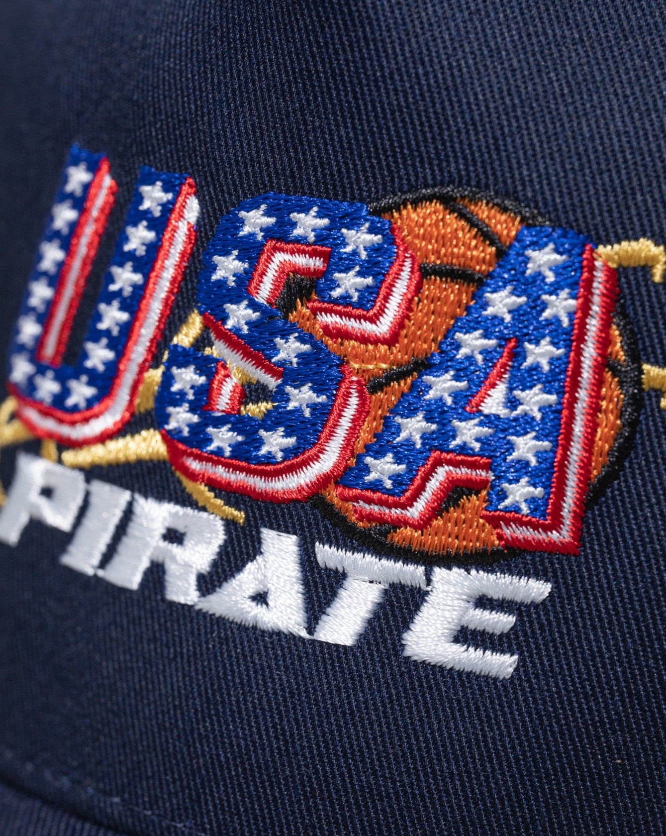 Pirate USA Basketball Hat (Navy)