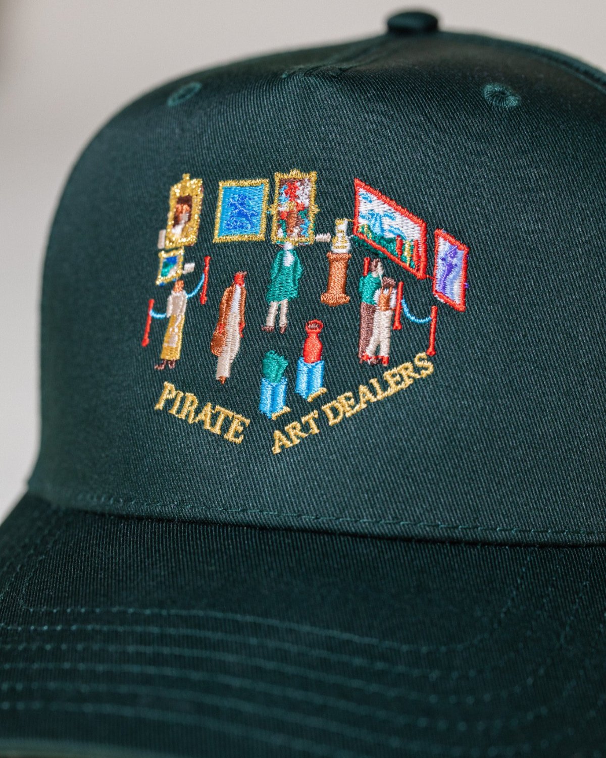 Pirate Art Museum Hat (Forest Green)