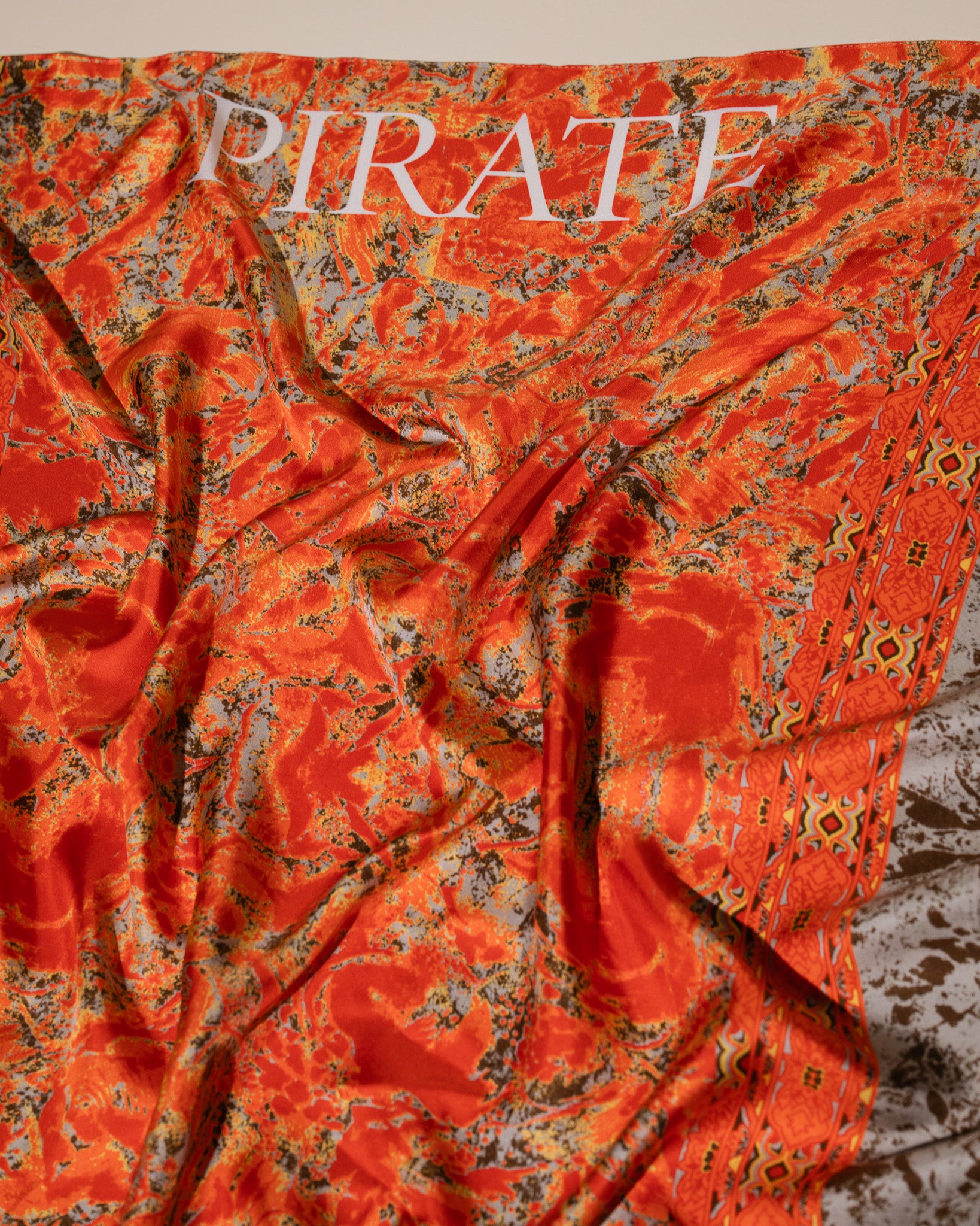 Pirate Palazzo Rosso Silk Bandana (Oversized)