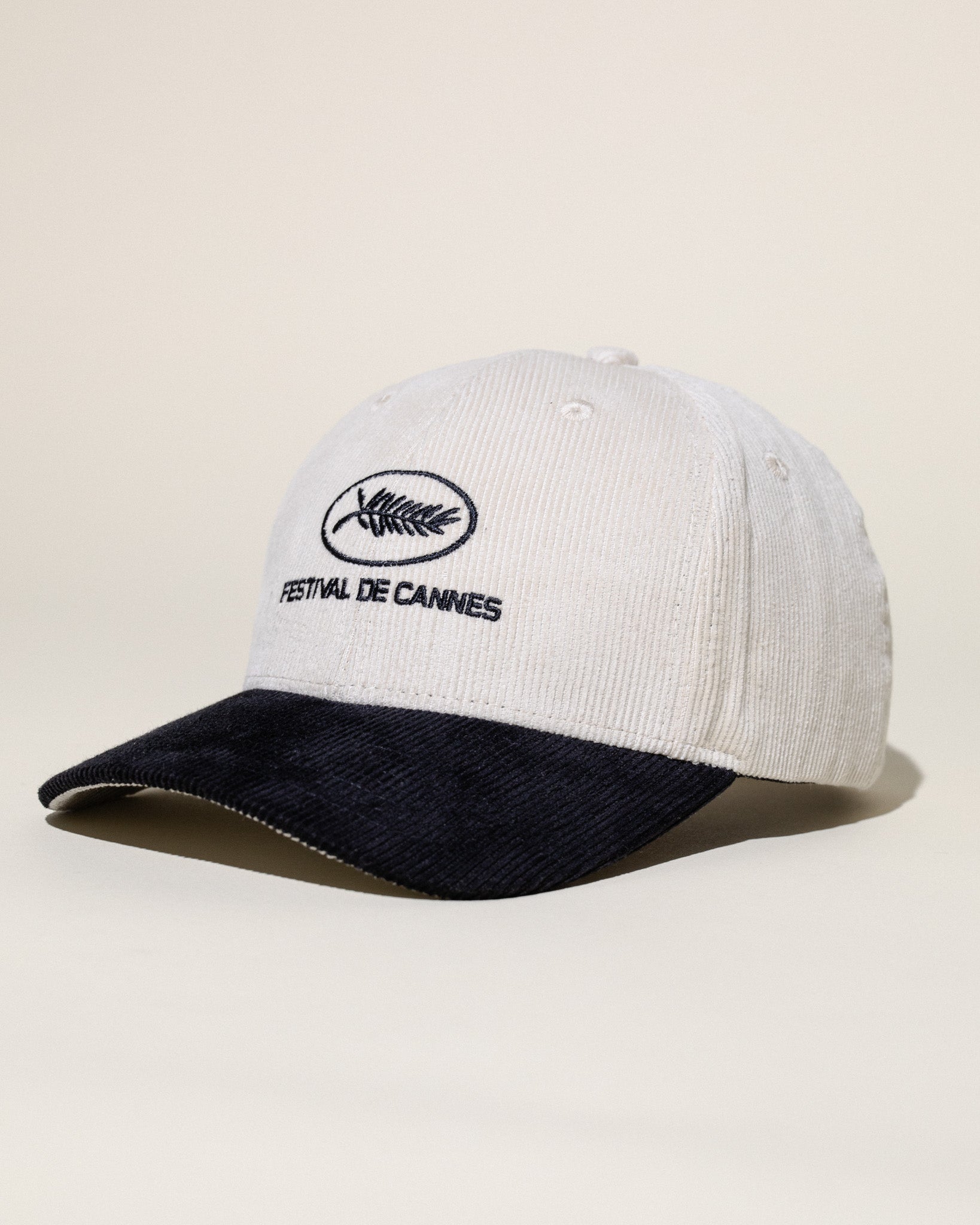 Pirate Cannes Corduroy Hat (Cream/Black)