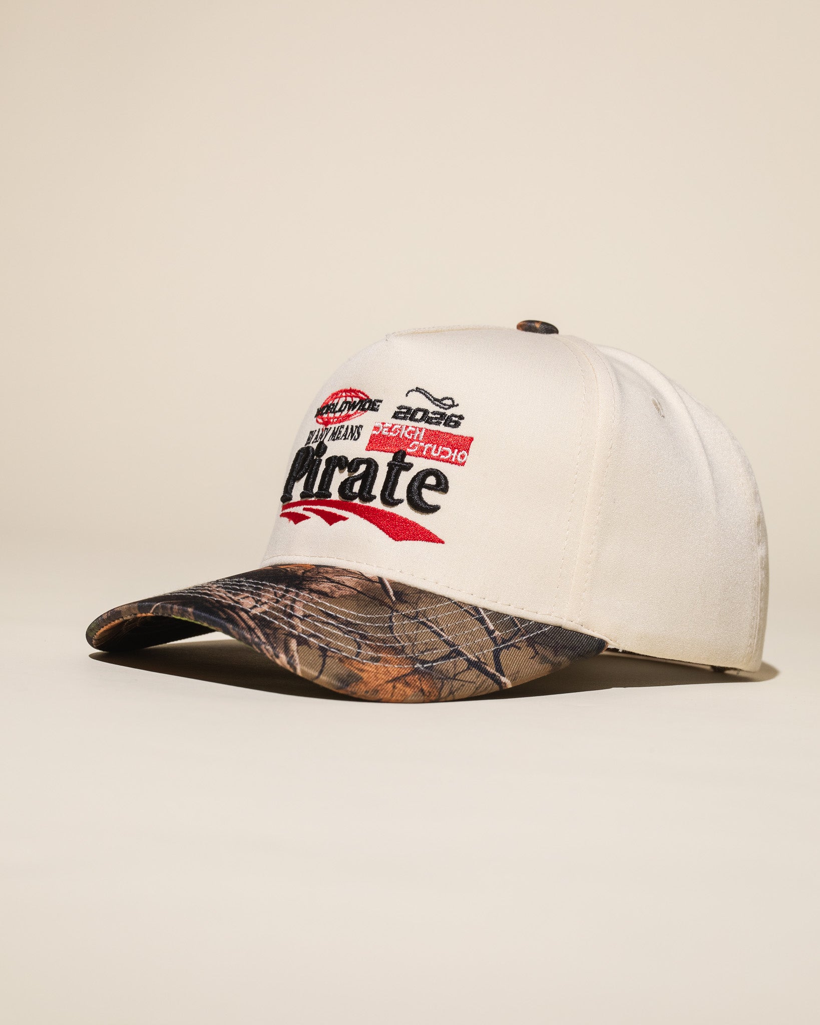 Pirate '26 Design Studio Hat (Cream/Camo)