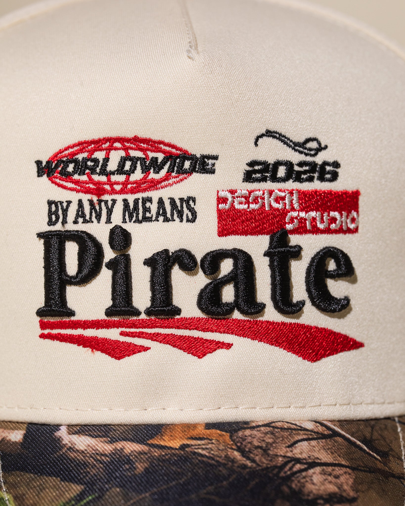 Pirate '26 Design Studio Hat (Cream/Camo)