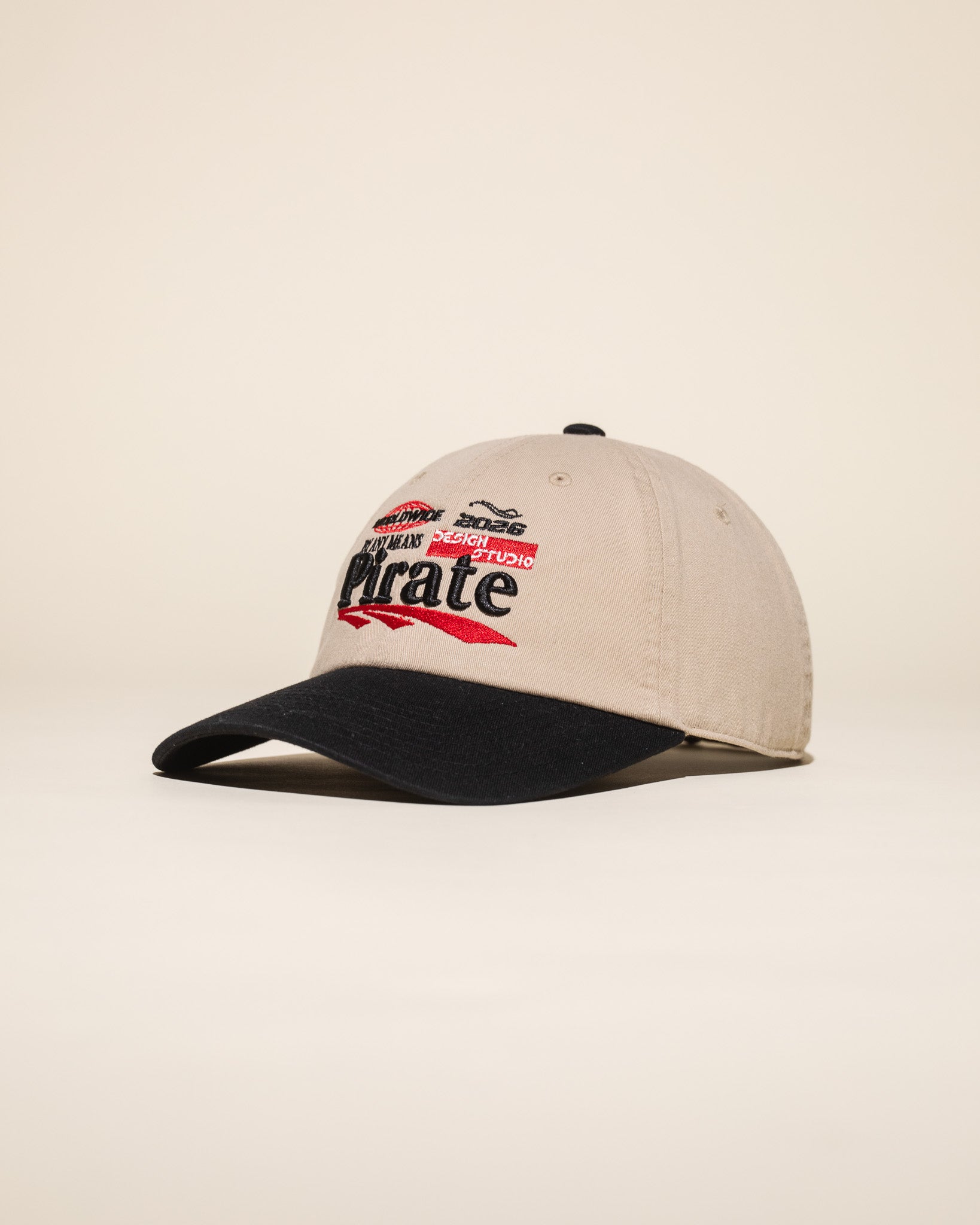 Pirate '26 Design Studio Hat (Khaki/Black)