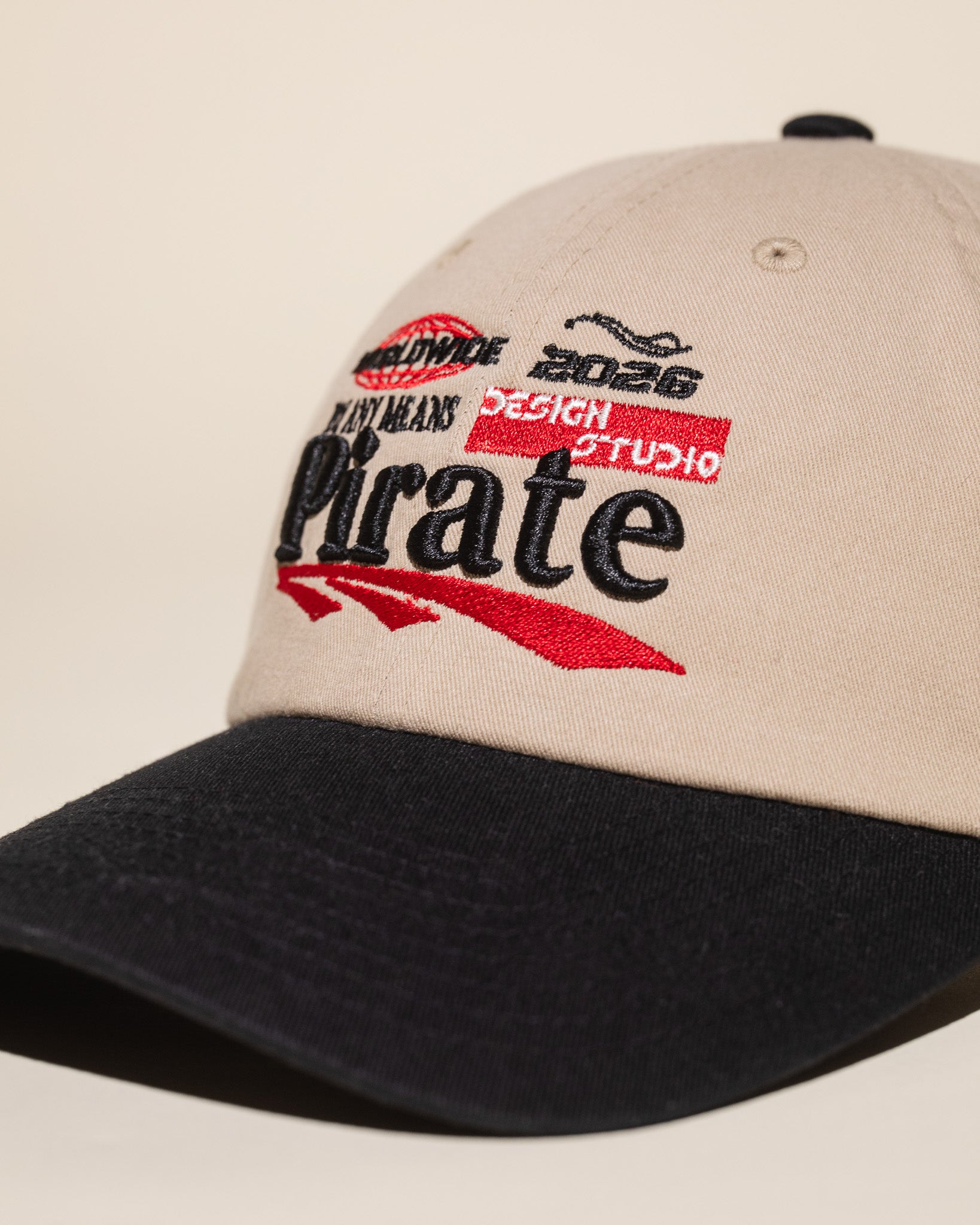 Pirate '26 Design Studio Hat (Khaki/Black)