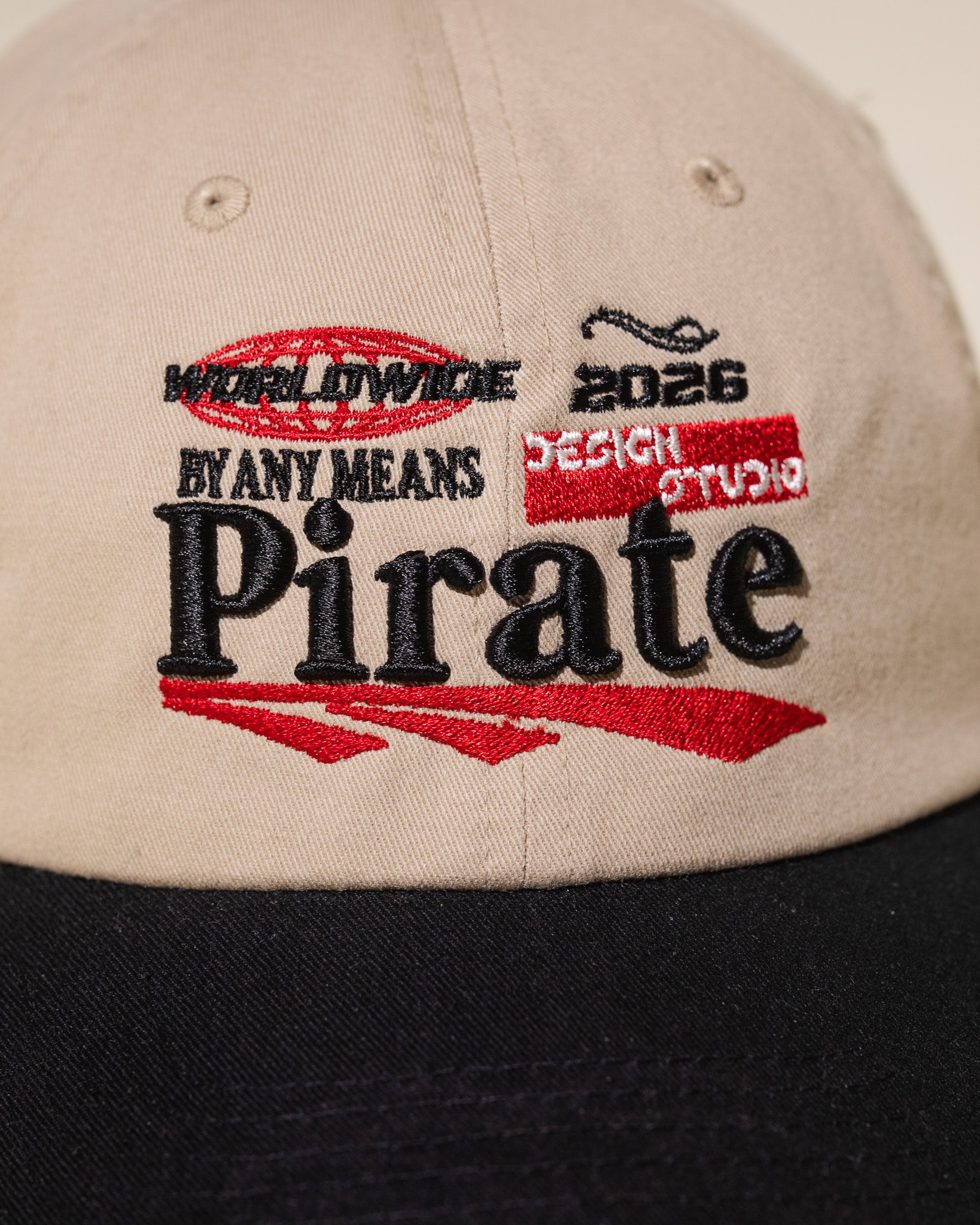 Pirate '26 Design Studio Hat (Khaki/Black)