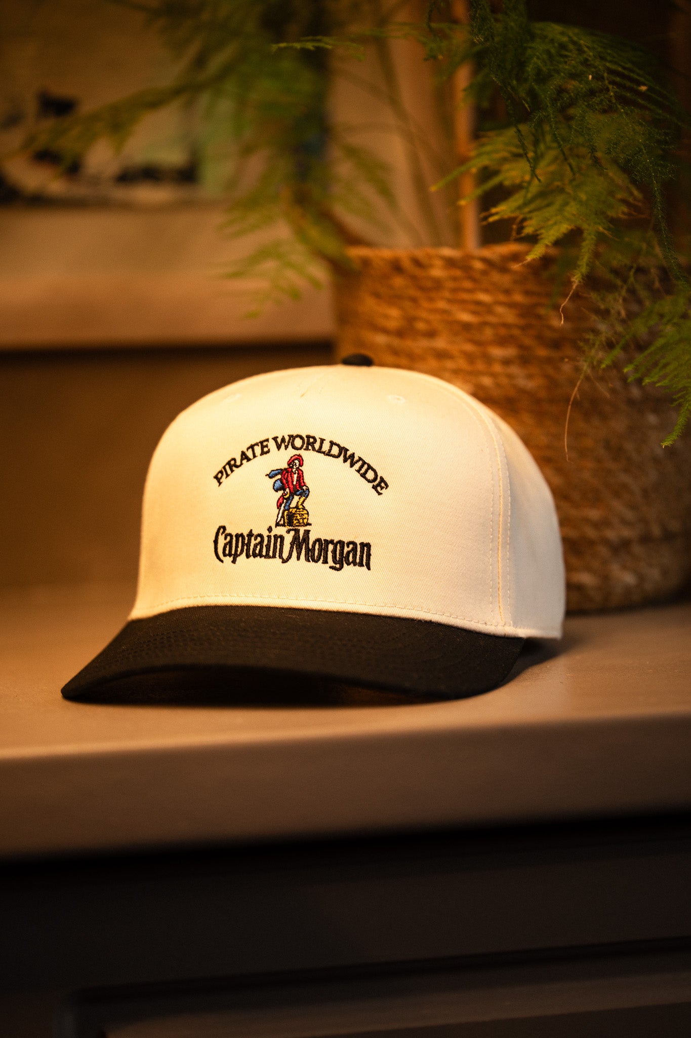 Captain Morgan x Pirate Hat (Cream/Black)