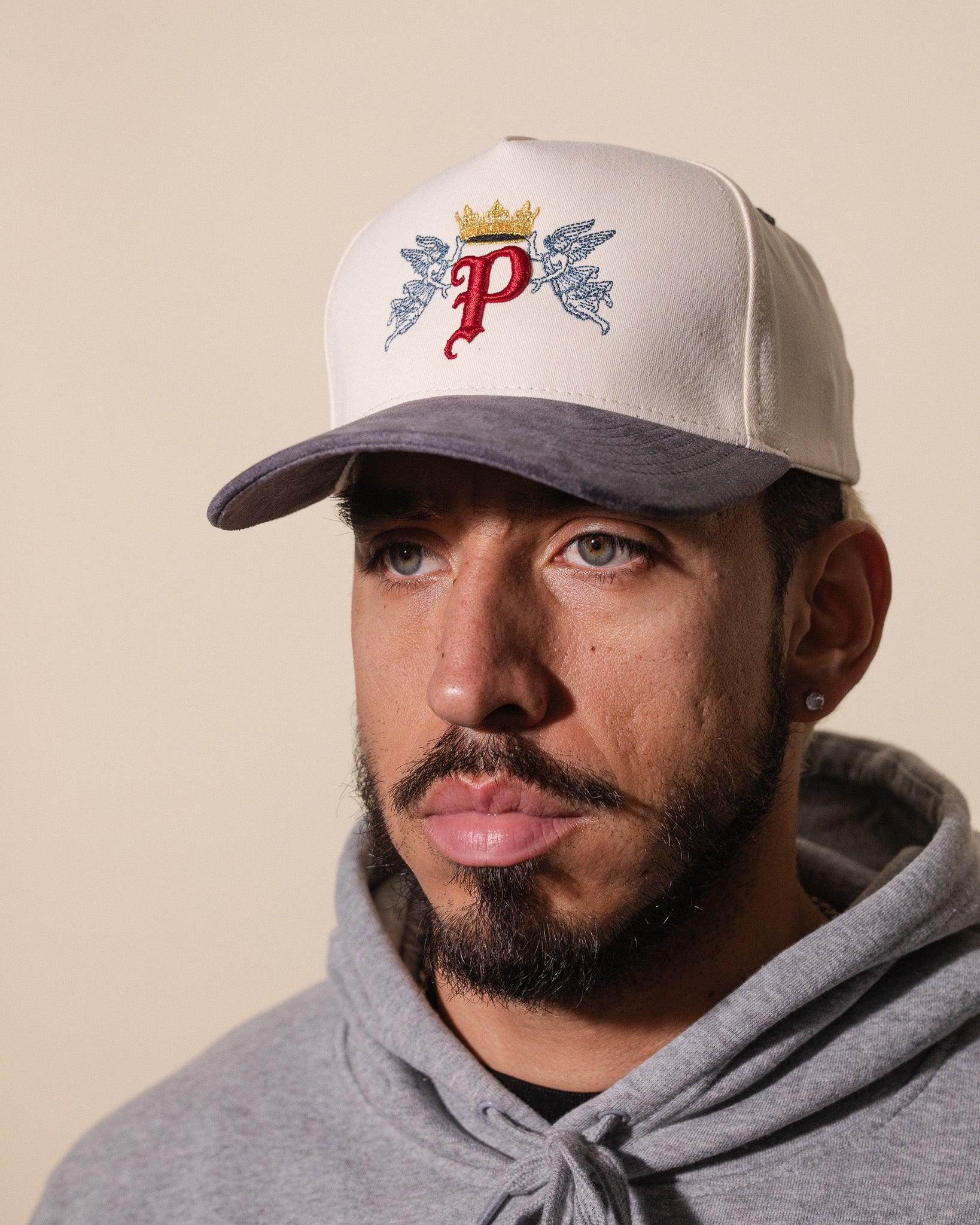 Pirate Angel P Hat (Cream/Grey)