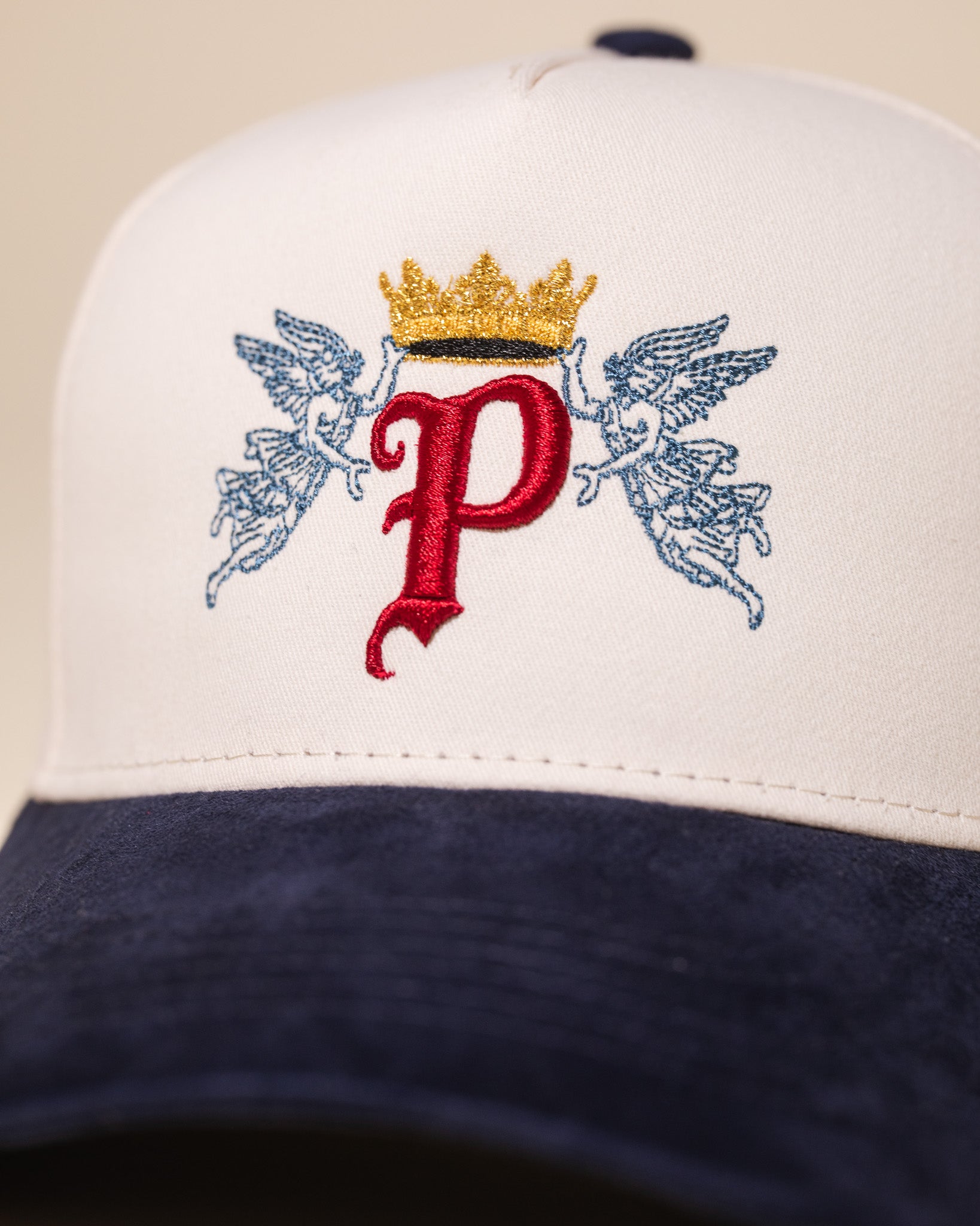 Pirate Angel P Hat (Cream/Navy)