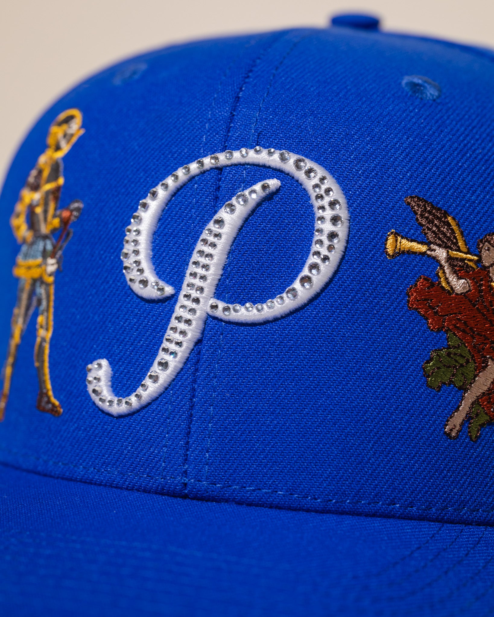 Getty x Pirate All Over Embroidery Snapback  (Getty Blue)