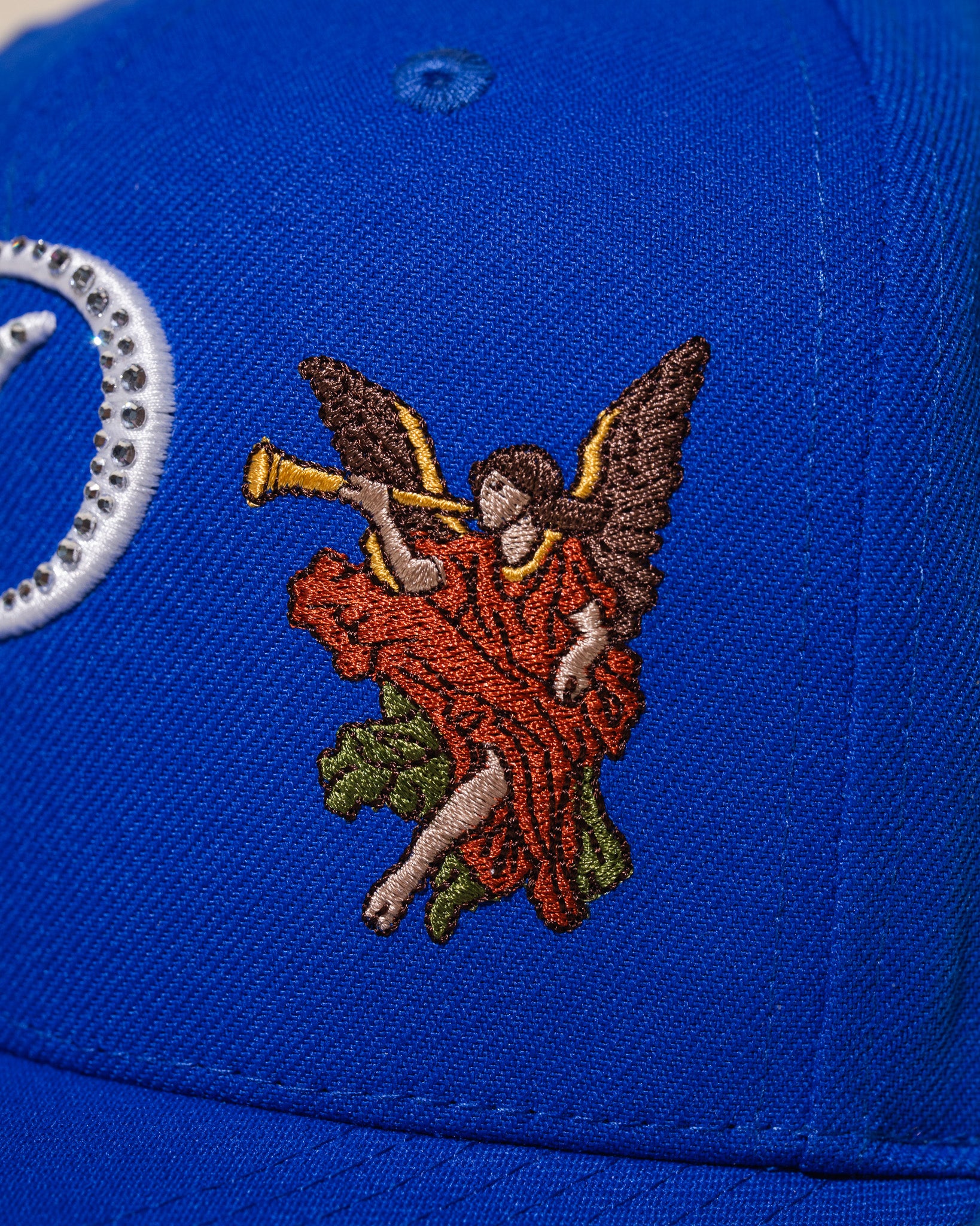 Getty x Pirate All Over Embroidery Snapback  (Getty Blue)