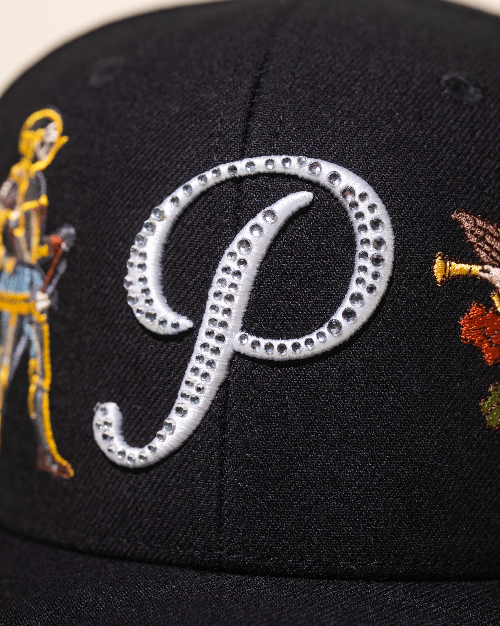 Getty x Pirate All Over Embroidery Snapback  (Pirate Black)