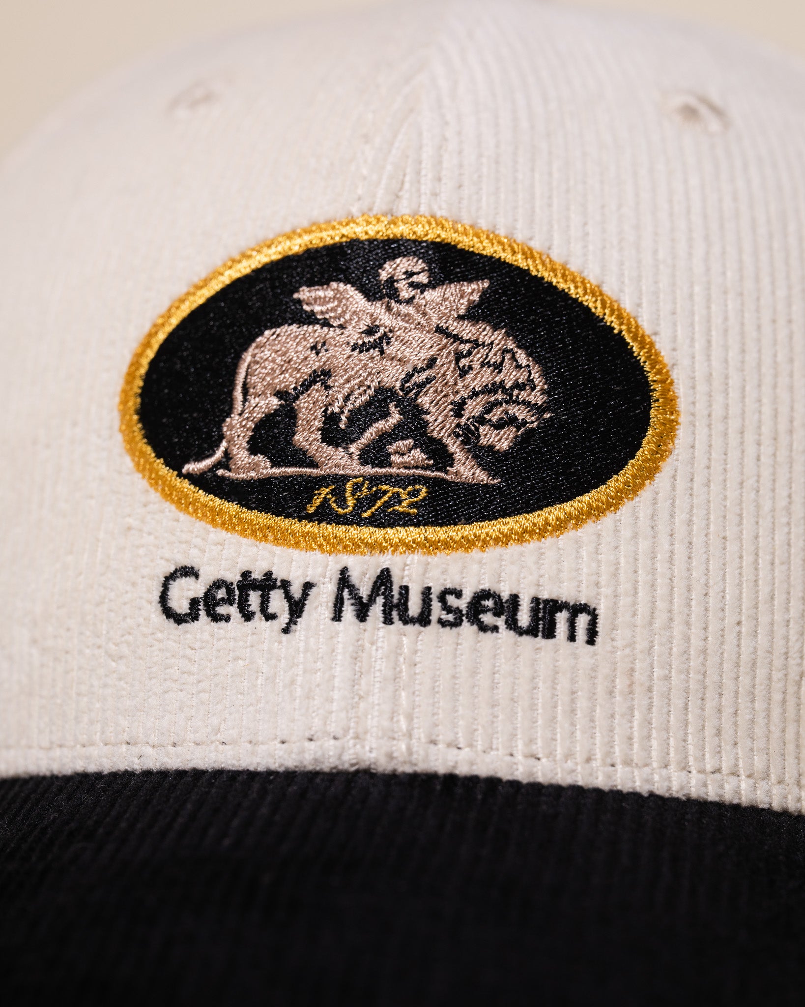 Getty x Pirate Cupid on Earth Corduroy Hat (Cream/Black)