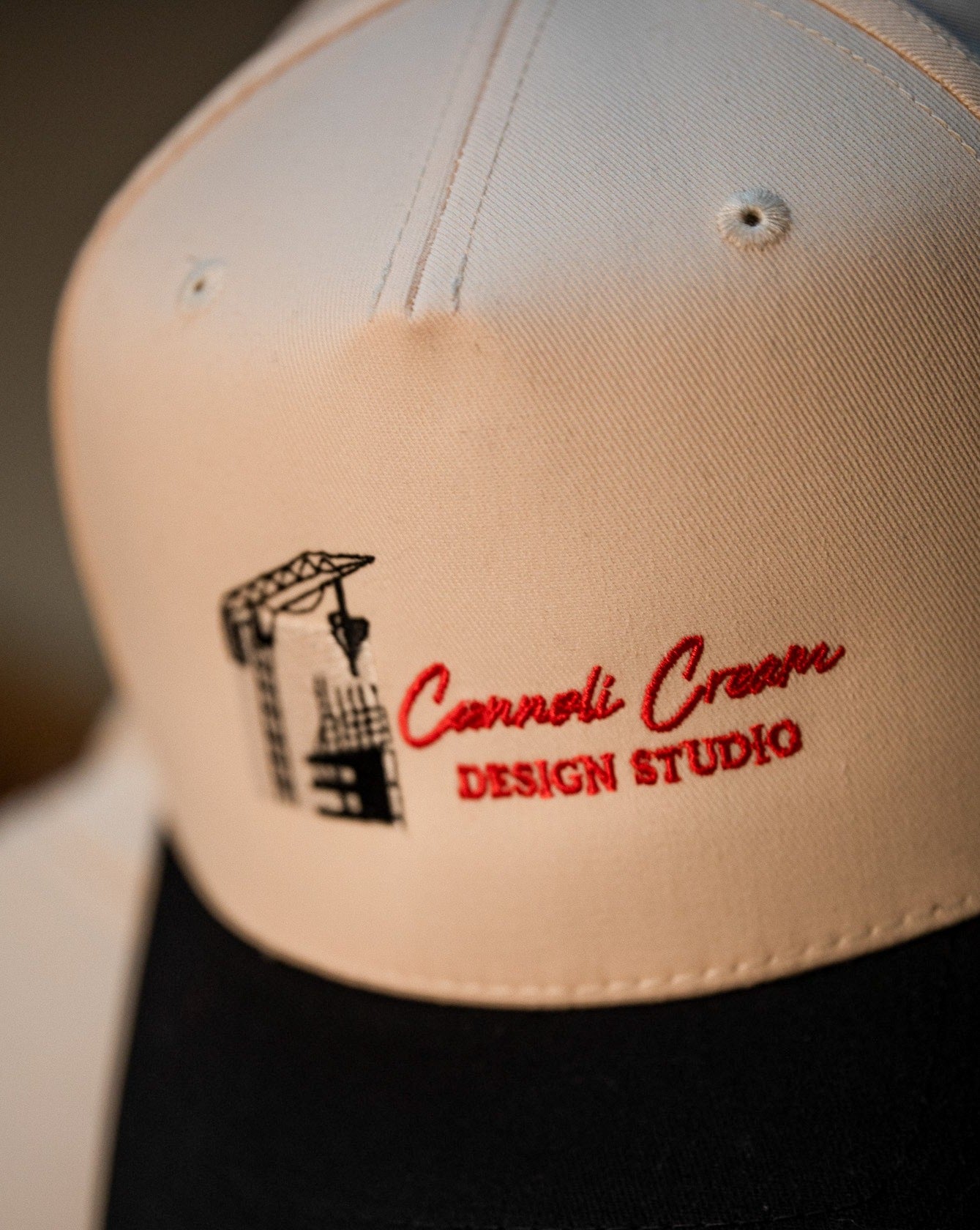 Pirate Cannoli Cream Design Studio Hat (Cream/Black)