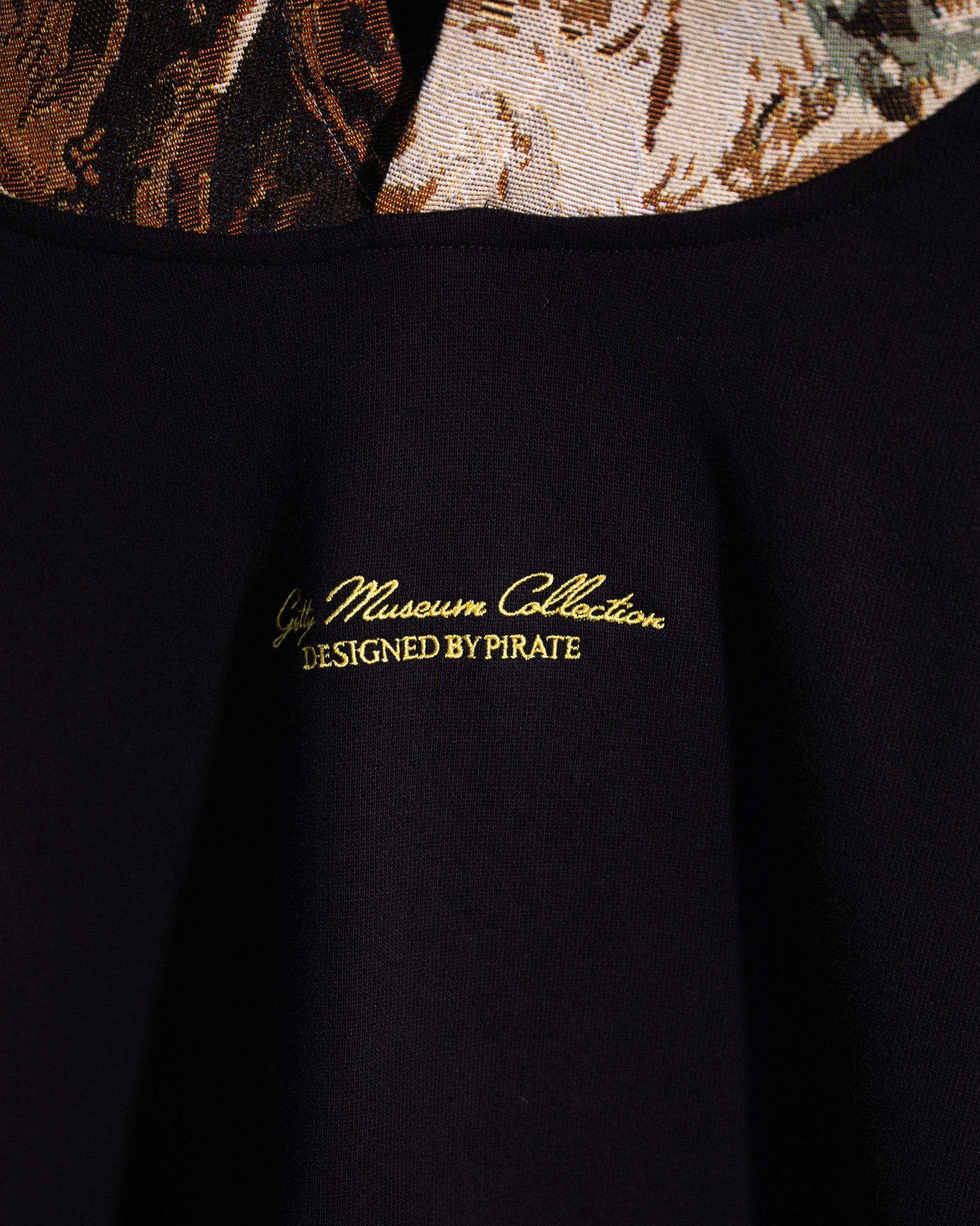 Getty x Pirate Psyche at the Basketmakers Jacquard Tapestry Hoodie (Pirate Black)
