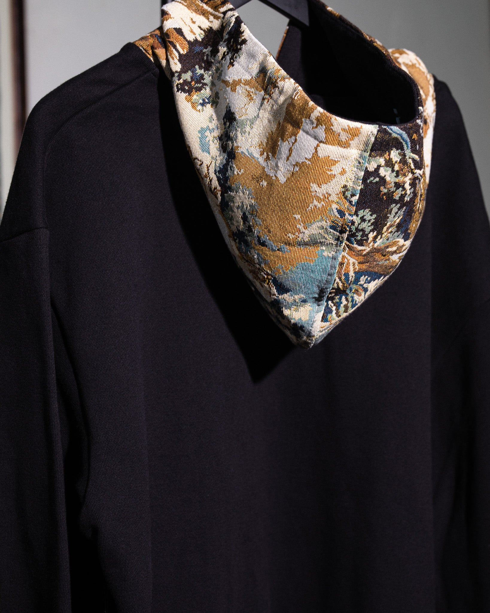 Getty x Pirate Psyche at the Basketmakers Jacquard Tapestry Hoodie (Pirate Black)