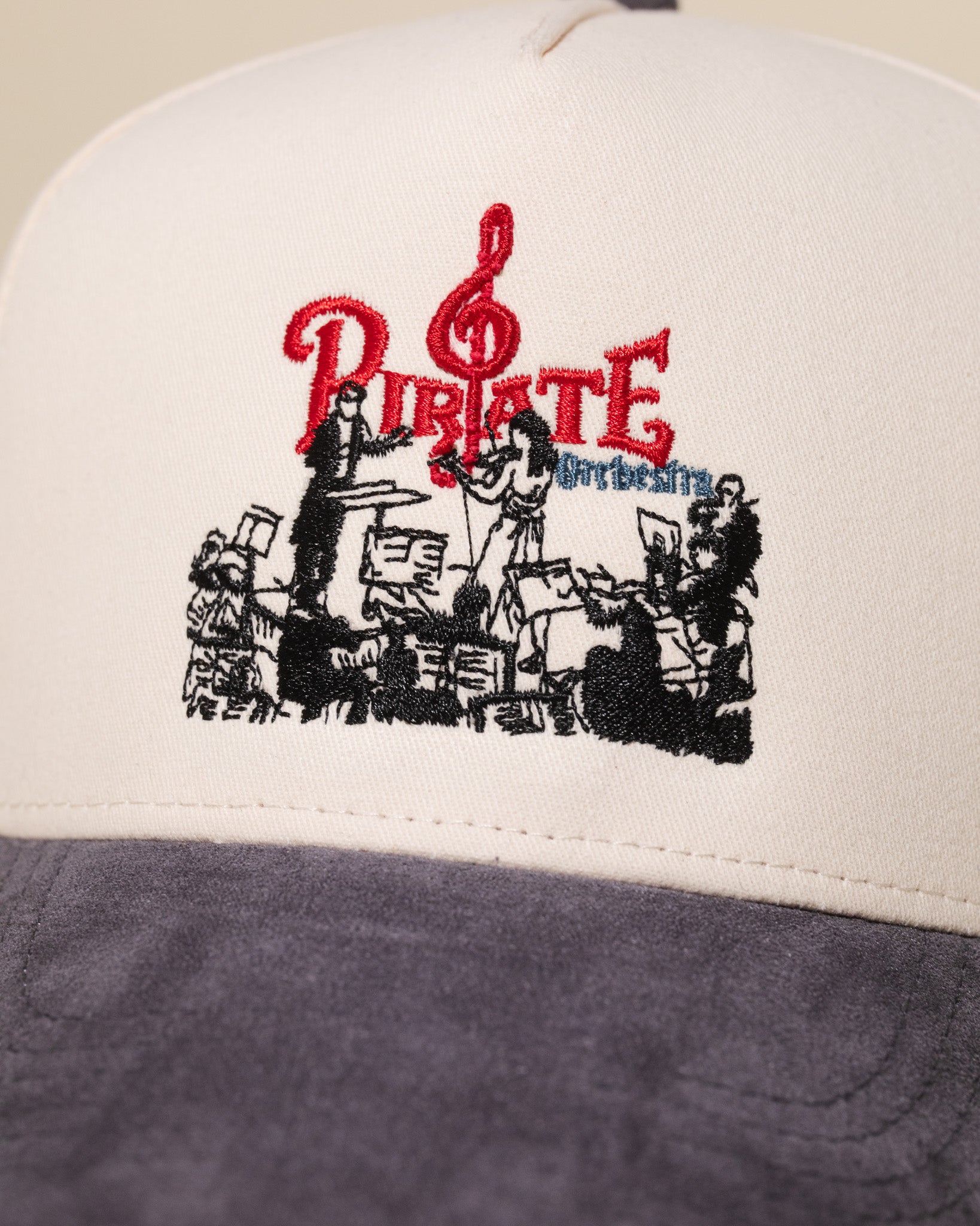 Pirate Orchestra Hat (Cream/Grey)