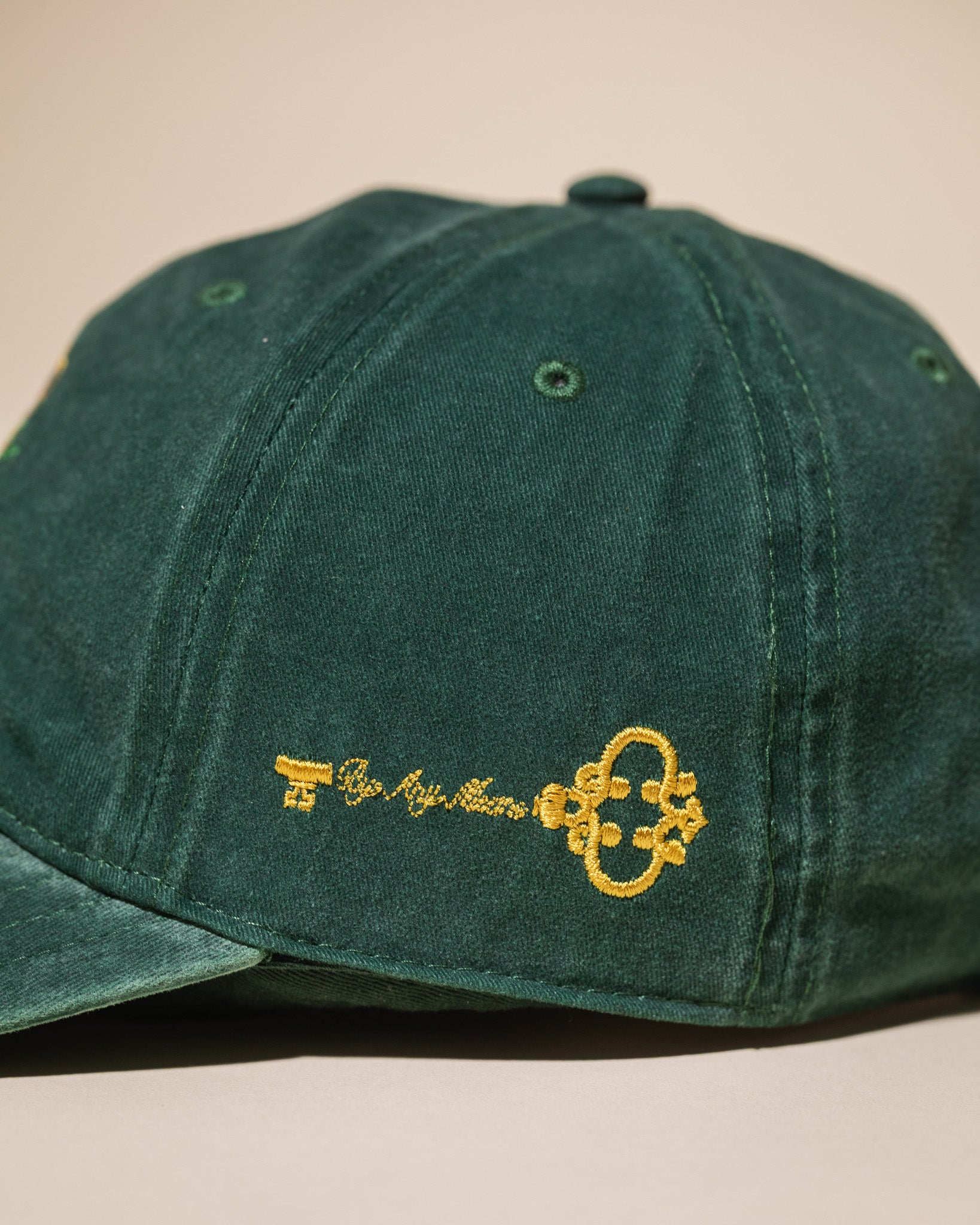 Give Yourself Flowers Dad Hat (Washed Green)